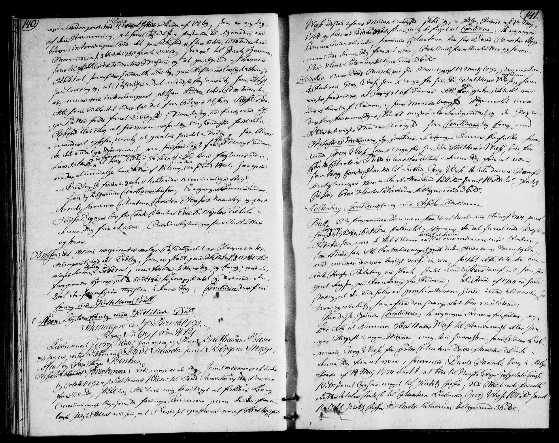 Overhoffretten 1667-1797, AV/RA-EA-2884/Ac/L0231: Voteringsprotokoll, 1795, s. 140-141