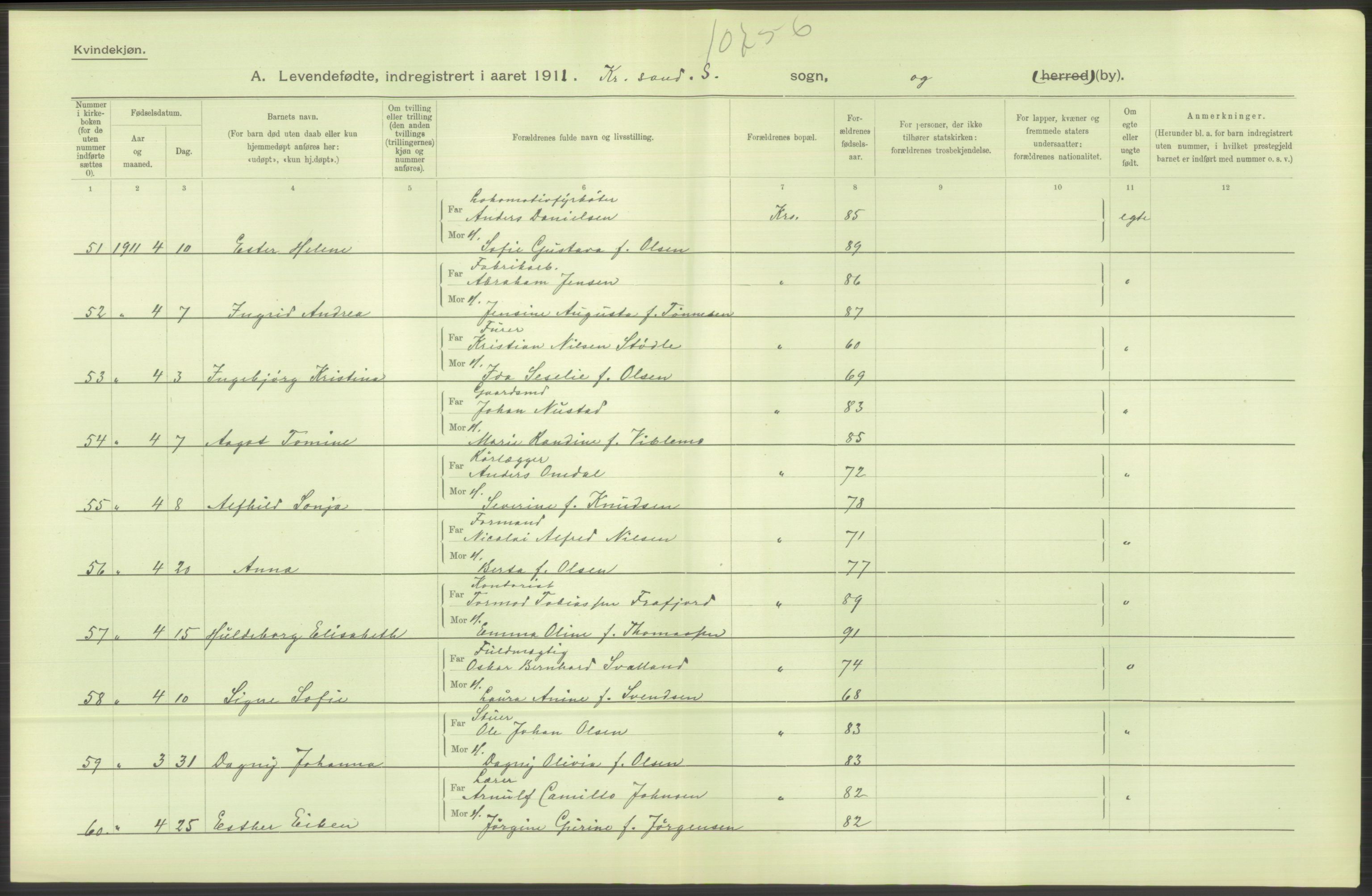 Statistisk sentralbyrå, Sosiodemografiske emner, Befolkning, AV/RA-S-2228/D/Df/Dfb/Dfba/L0023: Lister og Mandals amt:  Levendefødte menn og kvinner. Bygder og byer., 1911, s. 28