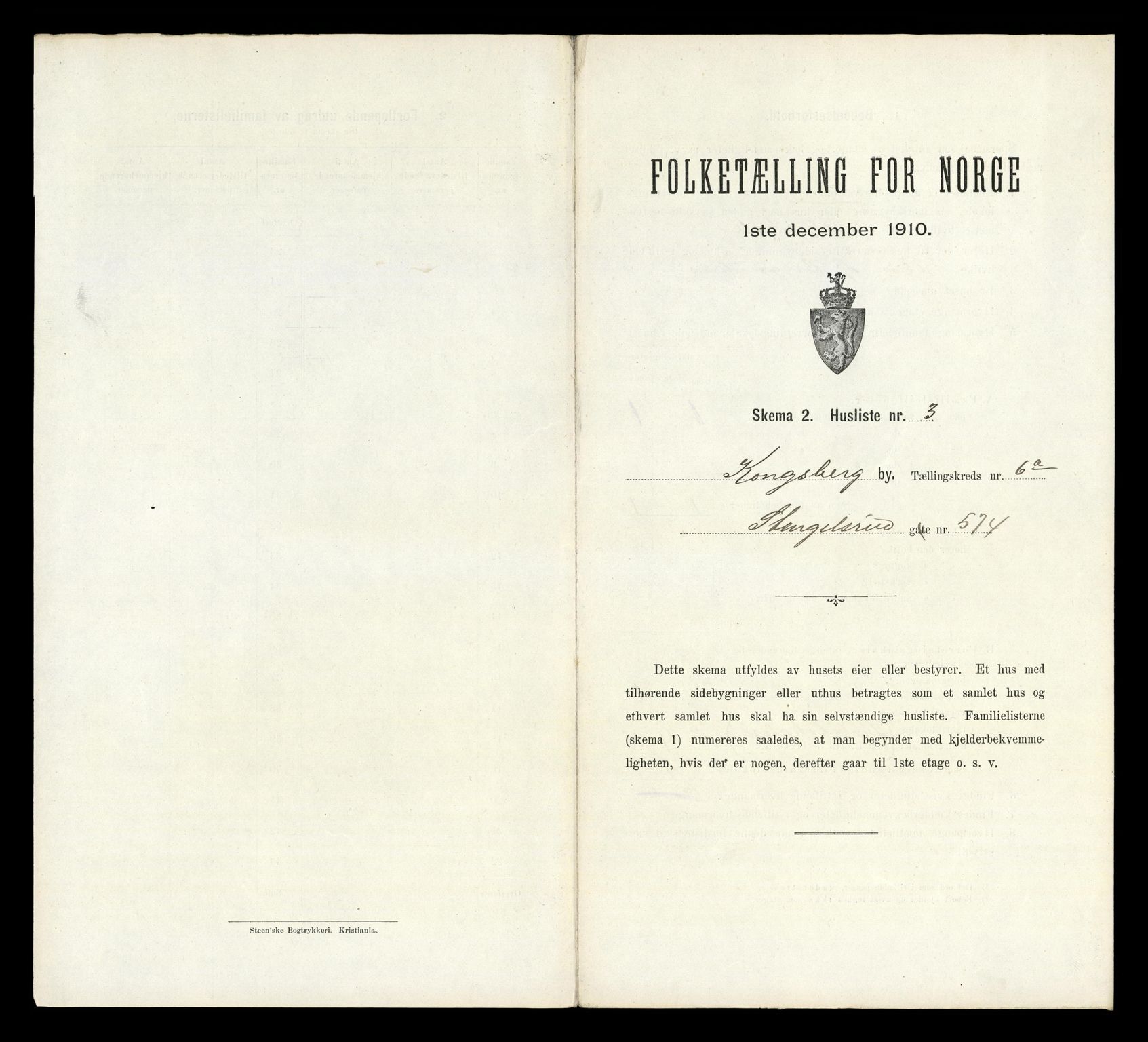 RA, Folketelling 1910 for 0604 Kongsberg kjøpstad, 1910, s. 3030