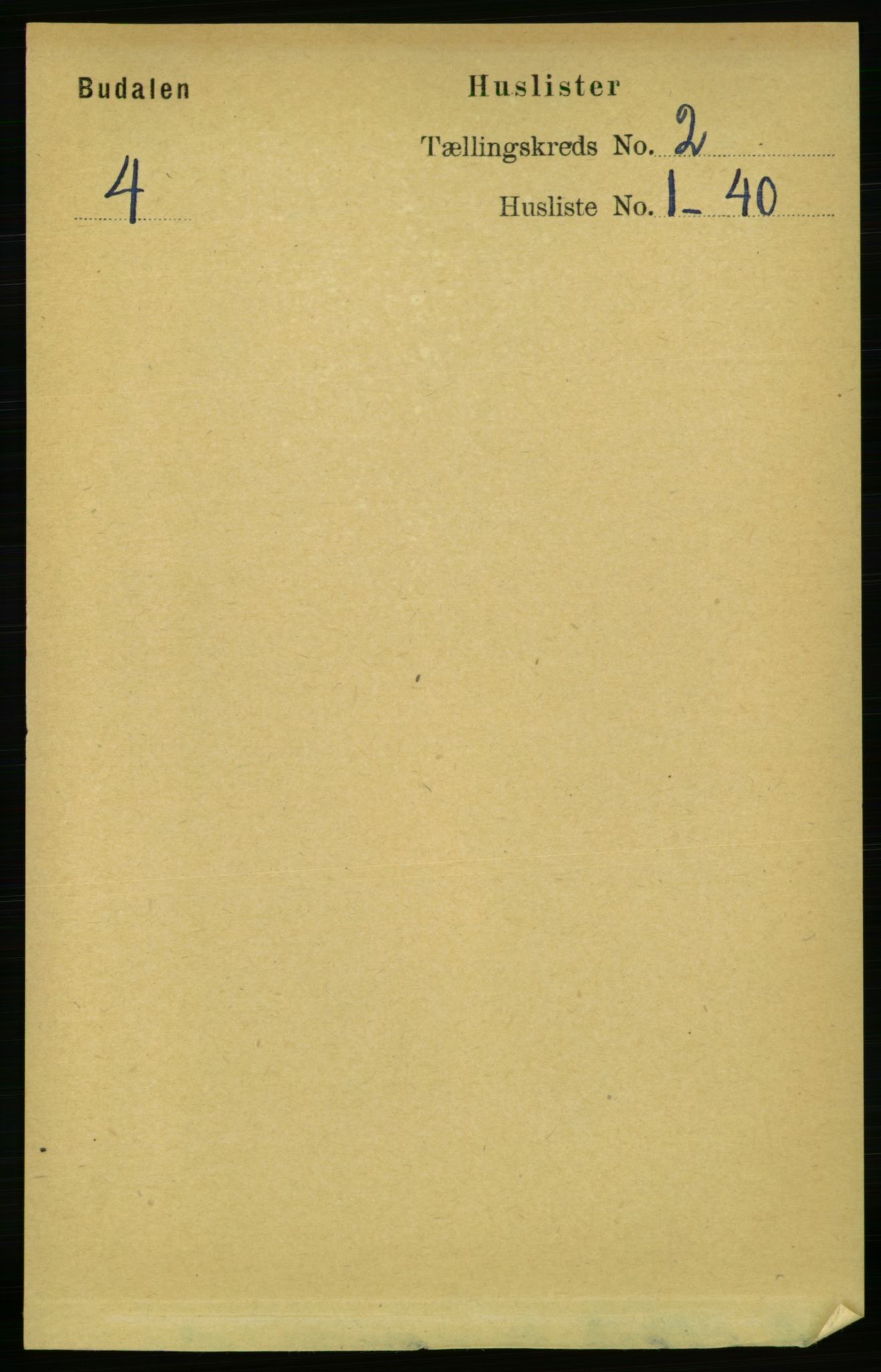 RA, Folketelling 1891 for 1647 Budal herred, 1891, s. 378
