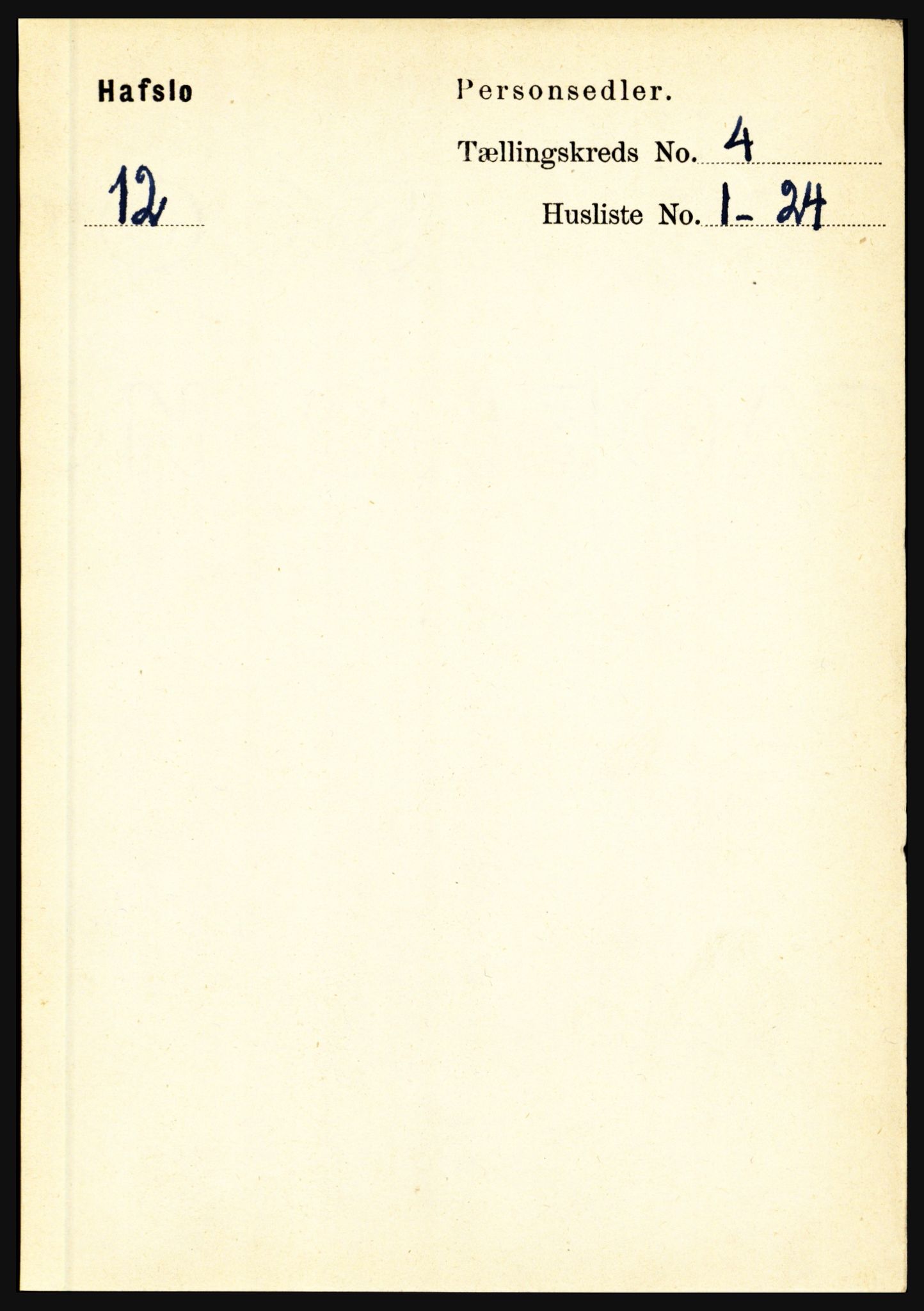 RA, Folketelling 1891 for 1425 Hafslo herred, 1891, s. 1574