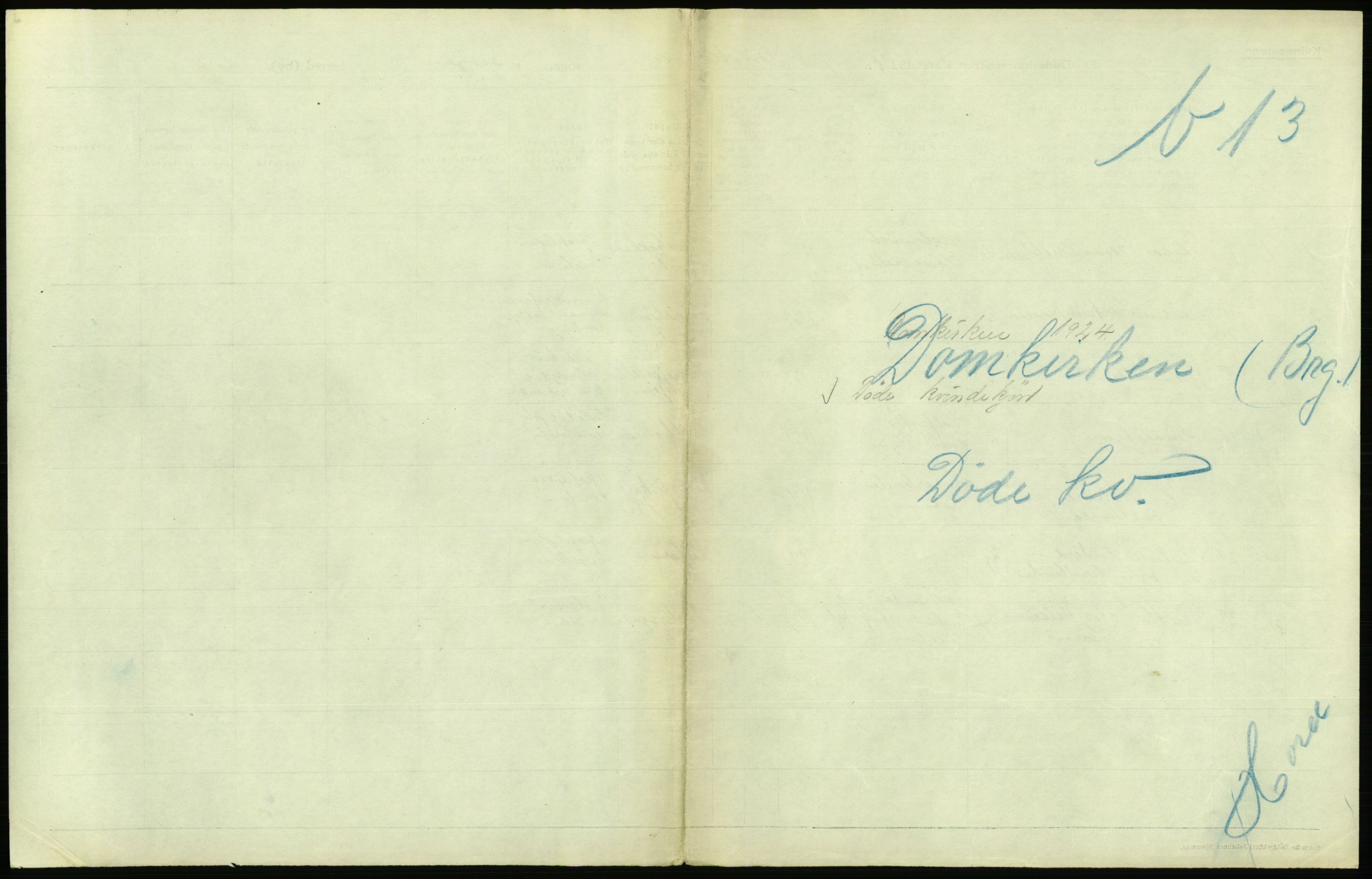 Statistisk sentralbyrå, Sosiodemografiske emner, Befolkning, AV/RA-S-2228/D/Df/Dfc/Dfcd/L0028: Bergen: Gifte, døde., 1924, s. 571