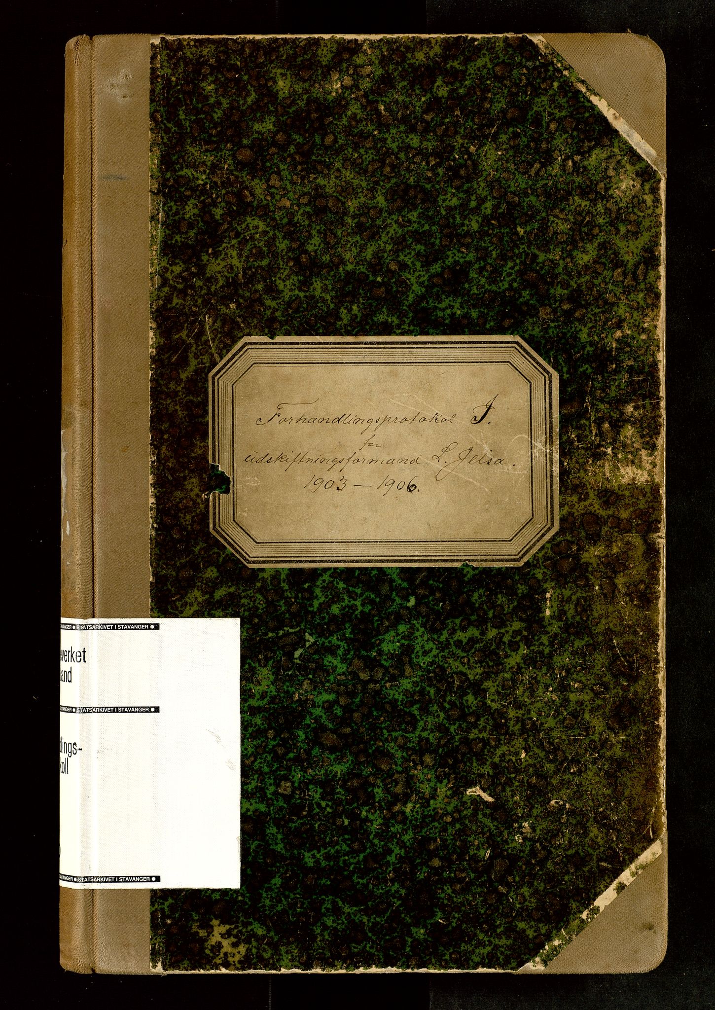 Rogaland jordskifterett, AV/SAST-A-102426/Oa/L0060: Forhandlingsprotokoll, 1903-1906