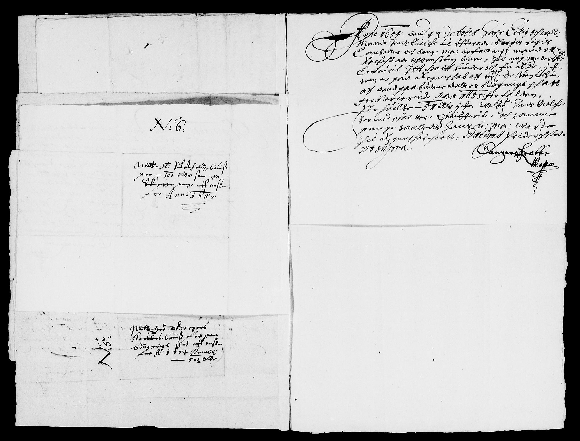 Rentekammeret inntil 1814, Reviderte regnskaper, Lensregnskaper, AV/RA-EA-5023/R/Rb/Rbe/L0003: Onsøy len, 1615-1656