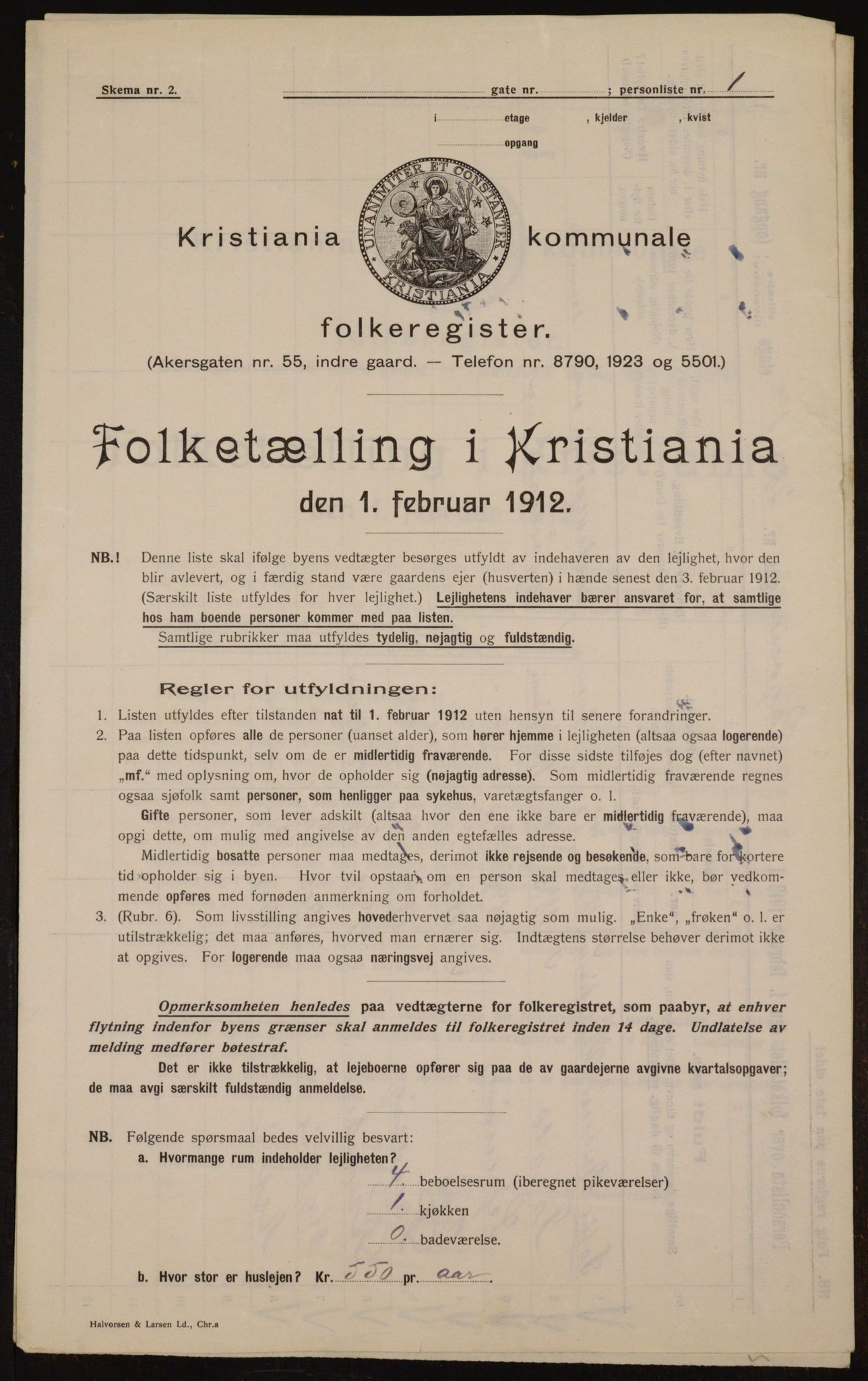 OBA, Kommunal folketelling 1.2.1912 for Kristiania, 1912, s. 86894