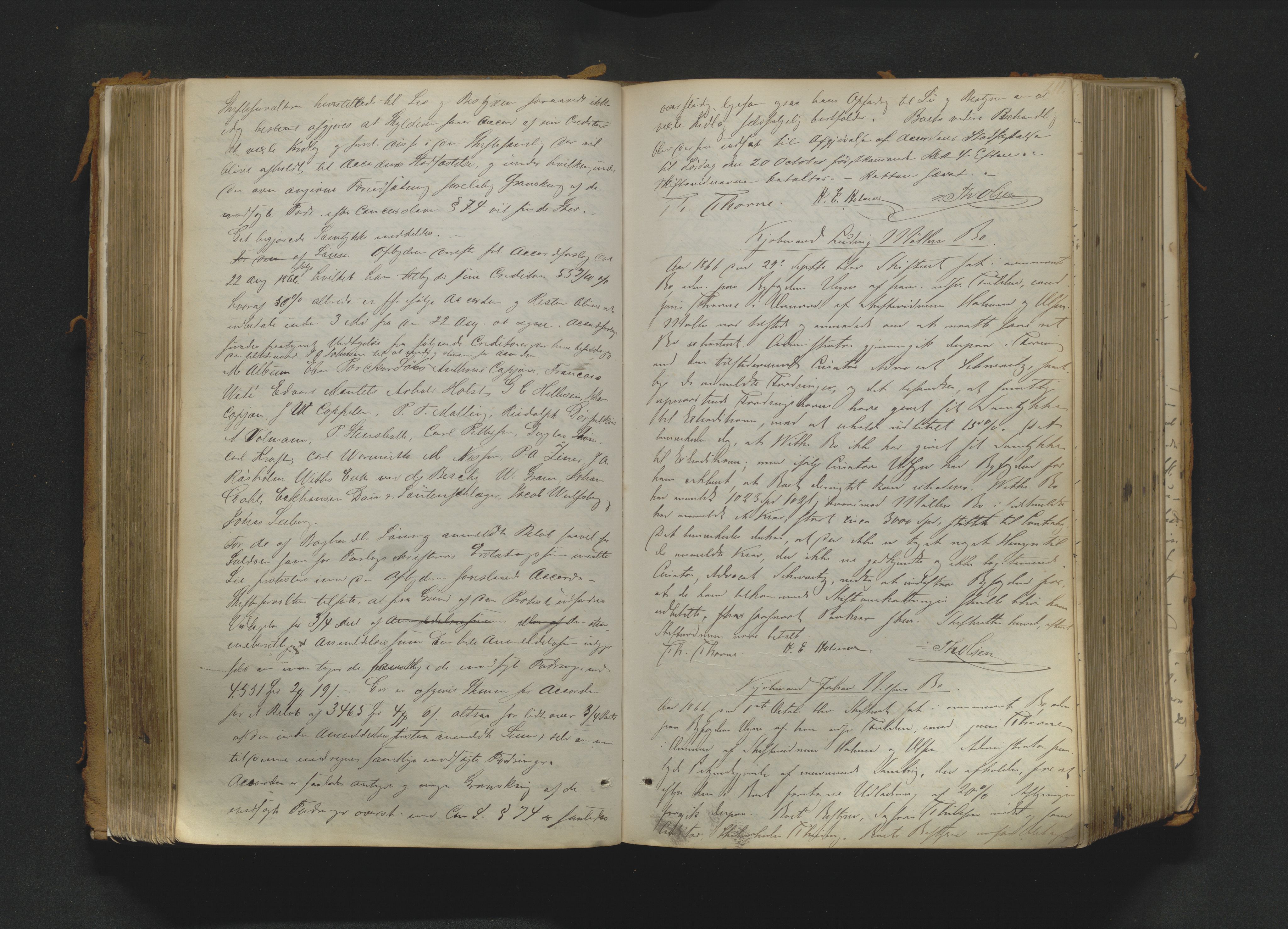 Drammen byfogd, AV/SAKO-A-222/H/Hb/Hbc/L0011: Skifteforhandlingsprotokoll., 1863-1873, s. 211