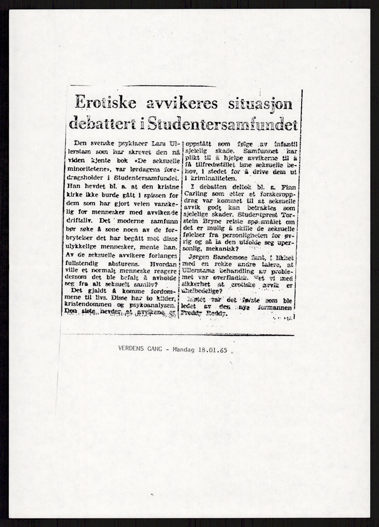 Det Norske Forbundet av 1948/Landsforeningen for Lesbisk og Homofil Frigjøring, RA/PA-1216/A/Ag/L0002: "Vi løsnet et skred", 1959-1995, s. 573