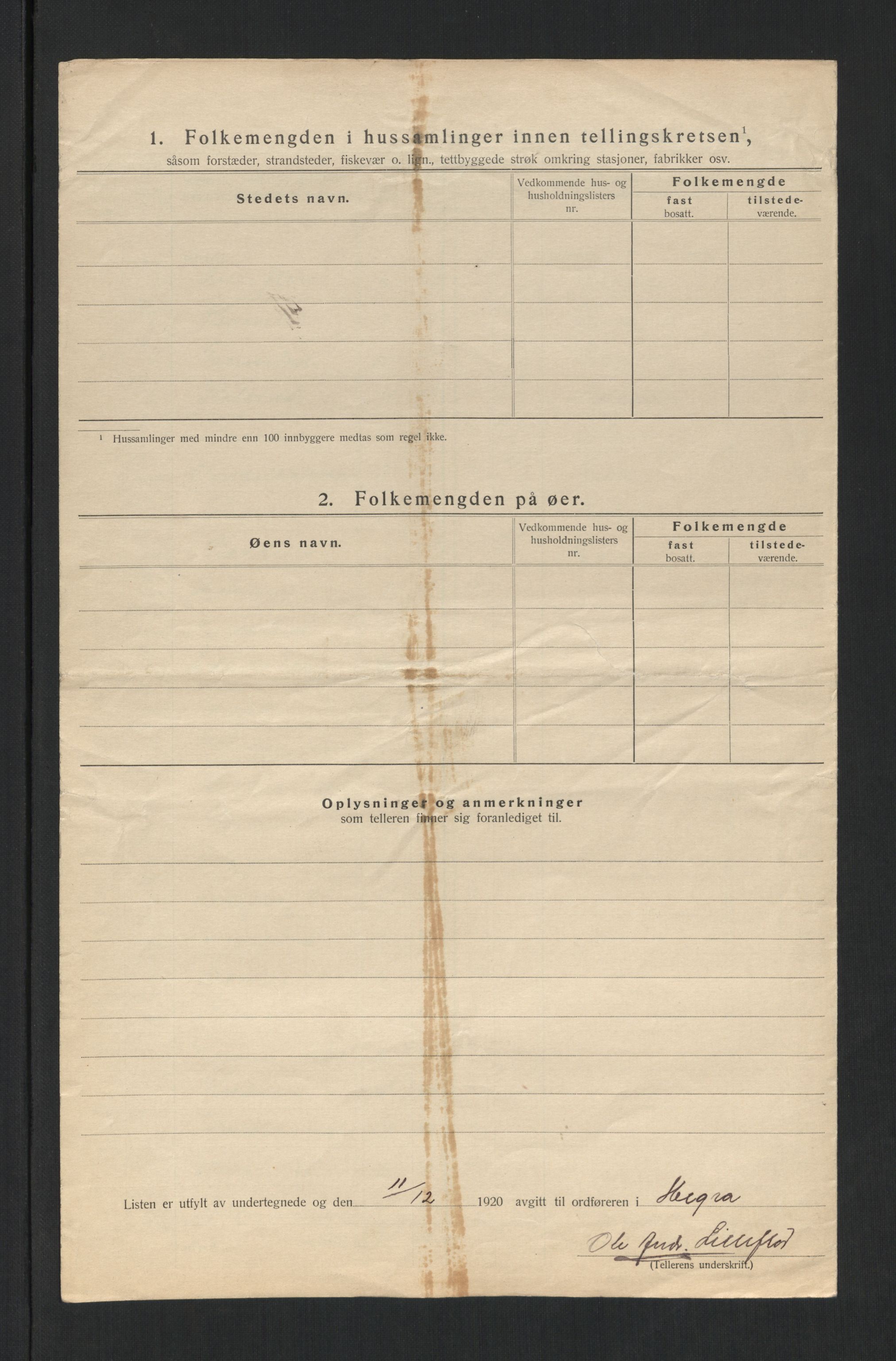 SAT, Folketelling 1920 for 1712 Hegra herred, 1920, s. 32