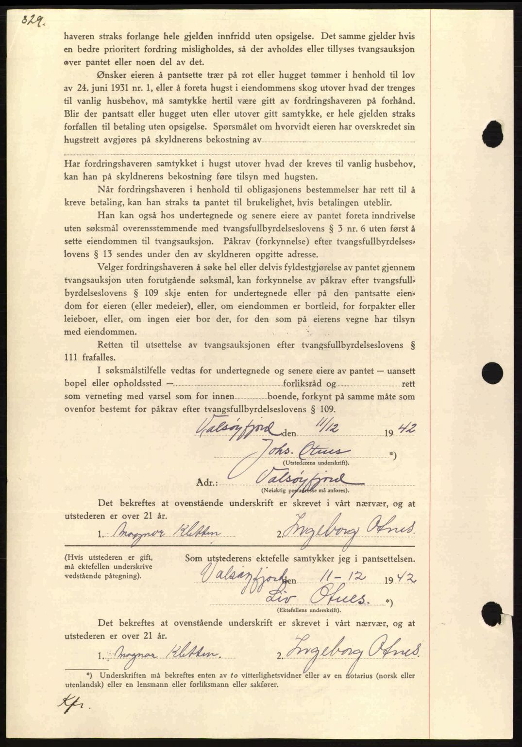 Nordmøre sorenskriveri, AV/SAT-A-4132/1/2/2Ca: Pantebok nr. B90, 1942-1943, Dagboknr: 1432/1943