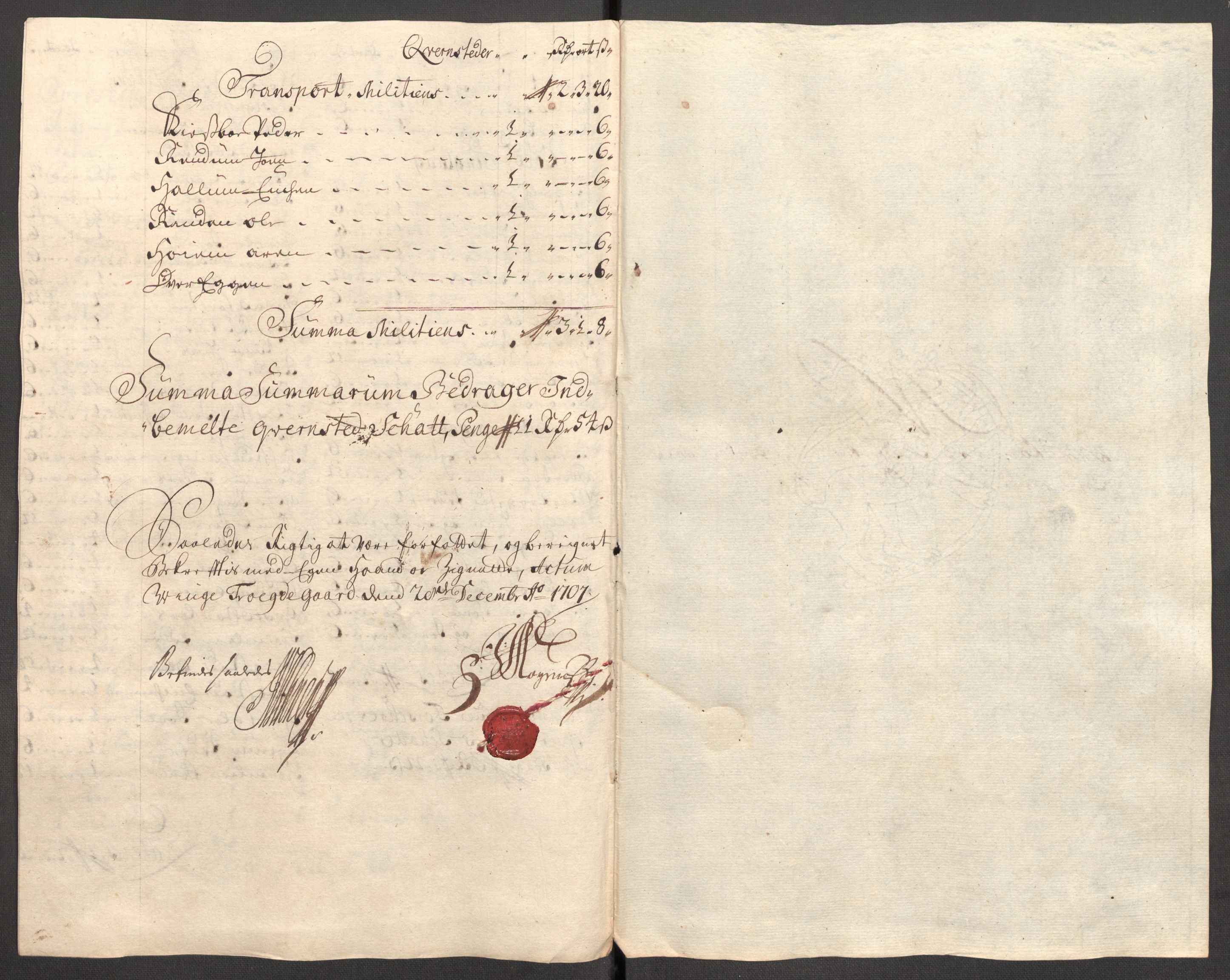 Rentekammeret inntil 1814, Reviderte regnskaper, Fogderegnskap, RA/EA-4092/R62/L4197: Fogderegnskap Stjørdal og Verdal, 1707, s. 133