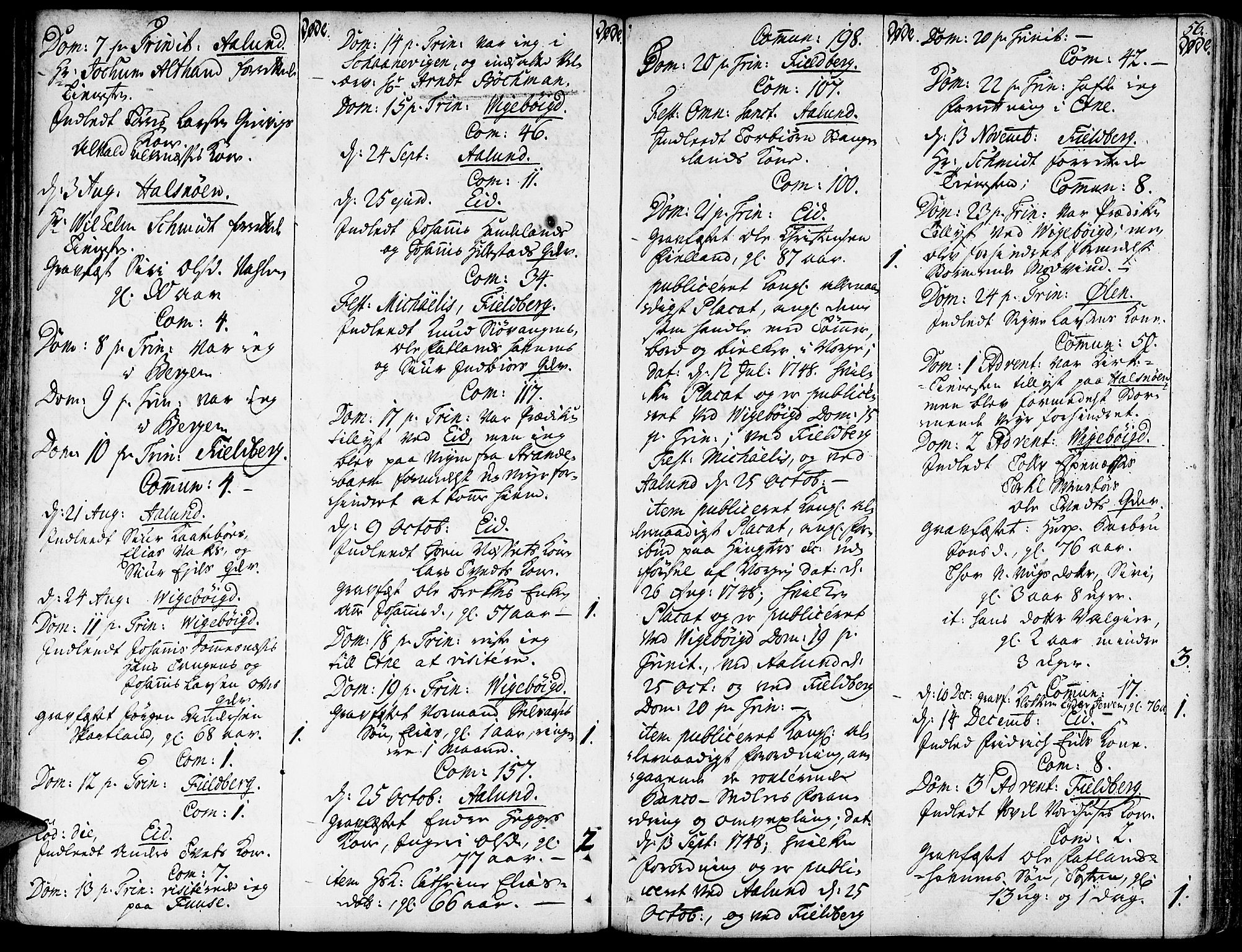 Fjelberg sokneprestembete, AV/SAB-A-75201/H/Haa: Ministerialbok nr. A 1, 1739-1759, s. 56