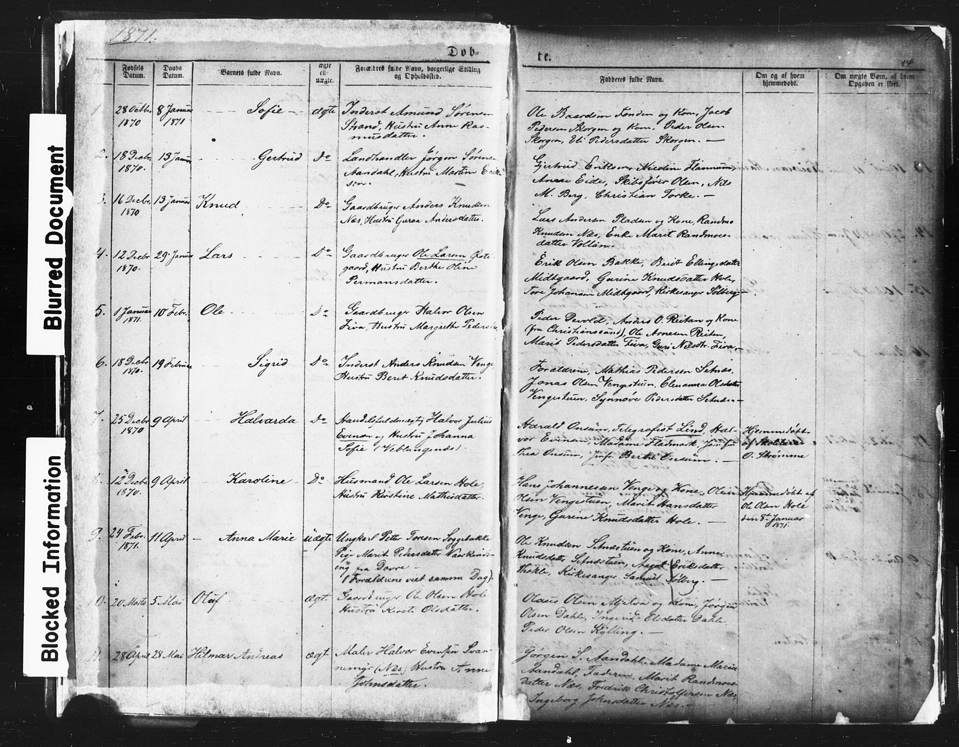 Ministerialprotokoller, klokkerbøker og fødselsregistre - Møre og Romsdal, AV/SAT-A-1454/544/L0580: Klokkerbok nr. 544C02, 1867-1909, s. 14