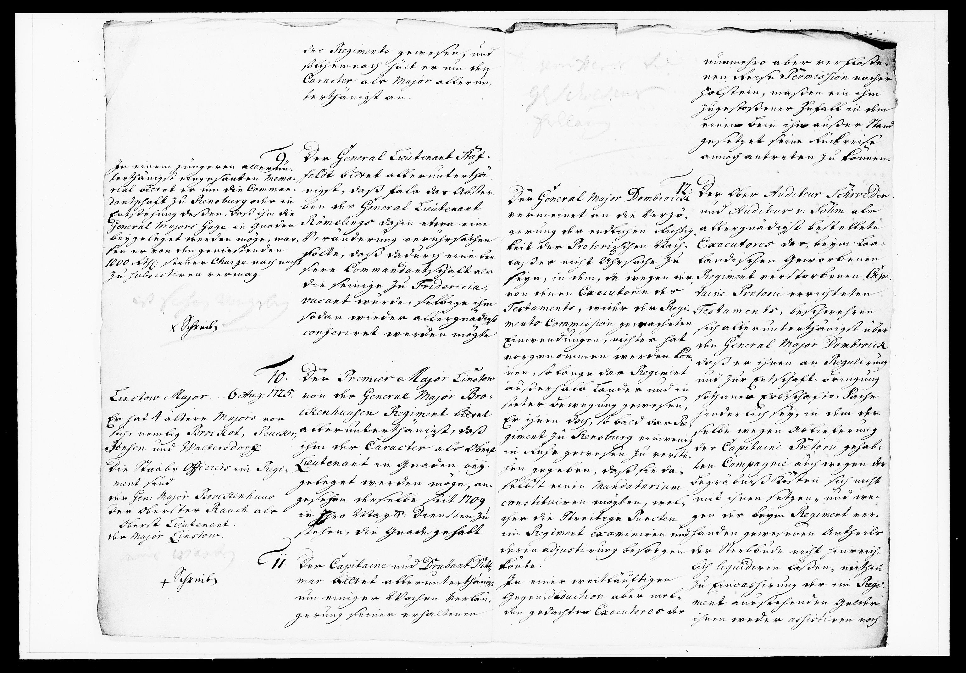 Krigskollegiet, Krigskancelliet, DRA/A-0006/-/1130-1137: Refererede sager, 1736, s. 439