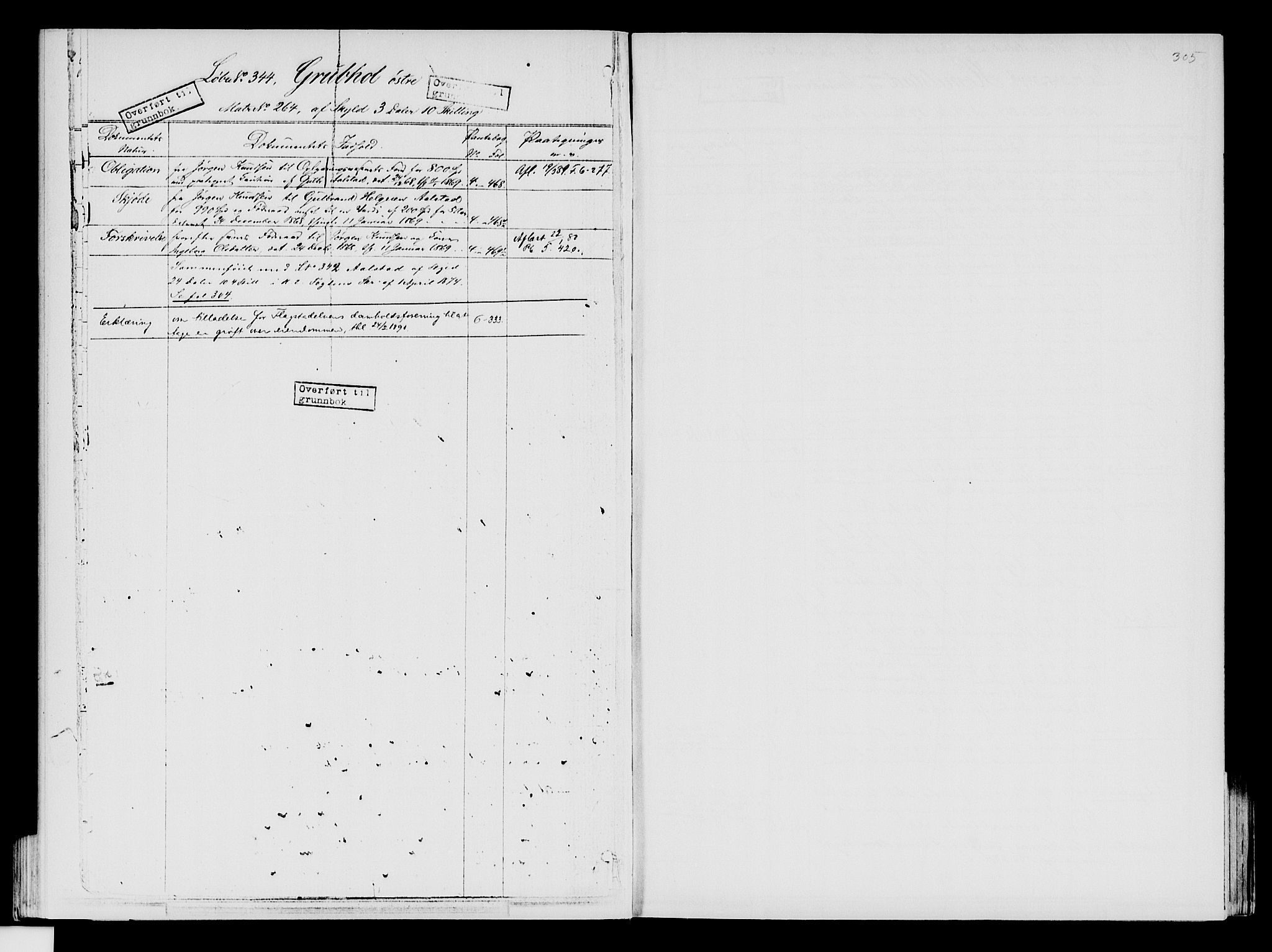 Nord-Hedmark sorenskriveri, SAH/TING-012/H/Ha/Had/Hade/L0001B: Panteregister nr. 4.1b, 1871-1940, s. 305