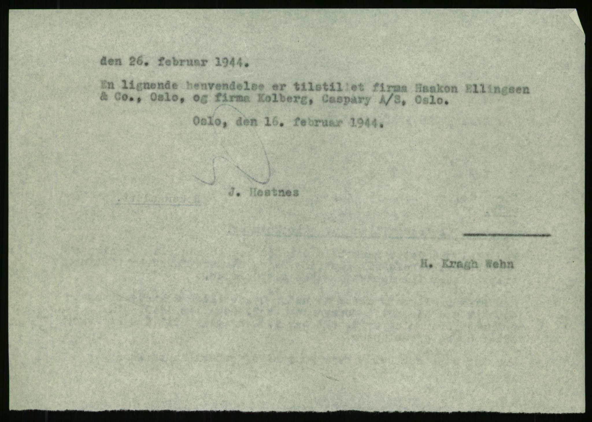 Direktoratet for industriforsyning, Sekretariatet, AV/RA-S-4153/D/Df/L0054: 9. Metallkontoret, 1940-1945, s. 440