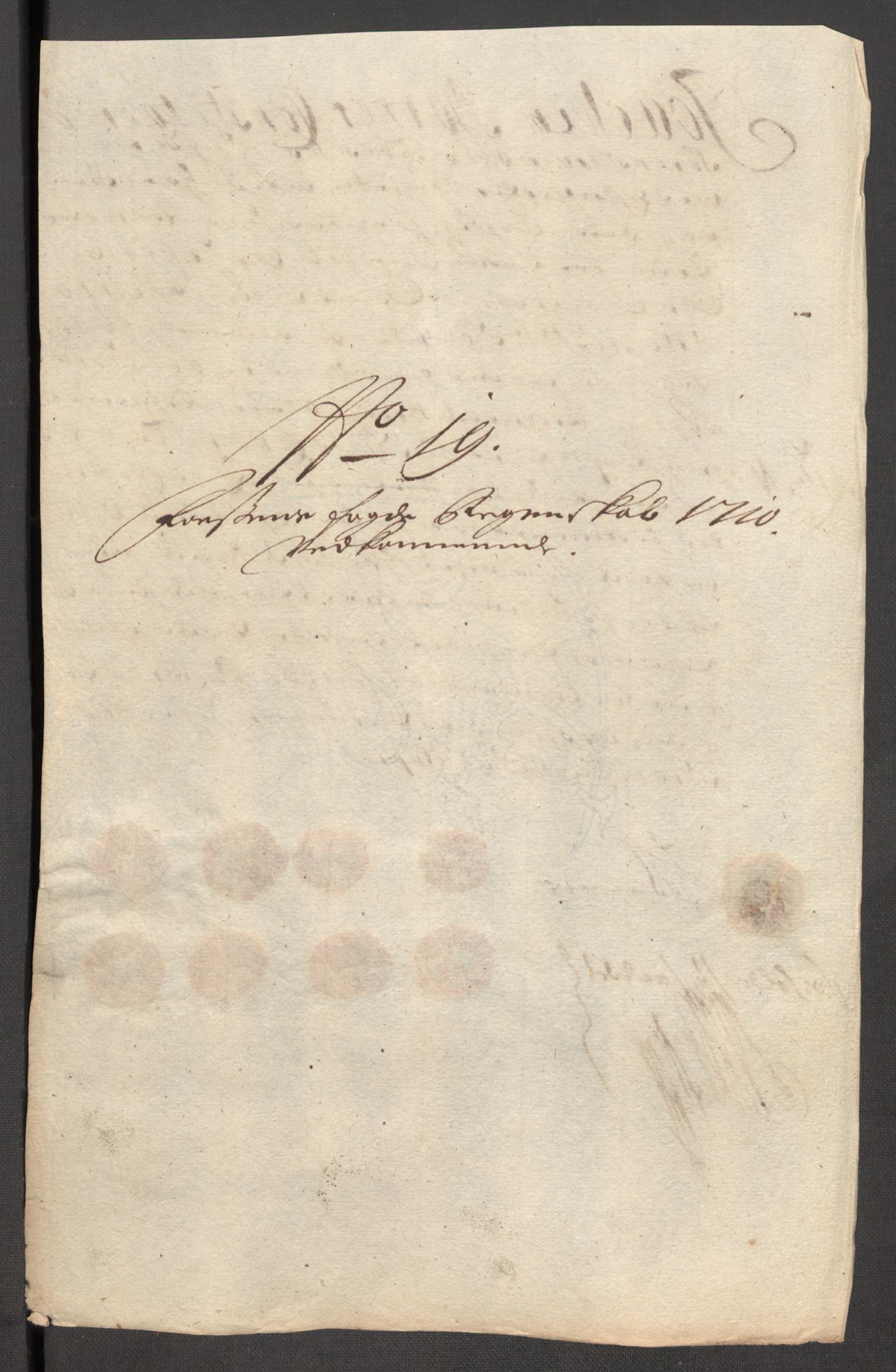 Rentekammeret inntil 1814, Reviderte regnskaper, Fogderegnskap, AV/RA-EA-4092/R57/L3859: Fogderegnskap Fosen, 1710, s. 142