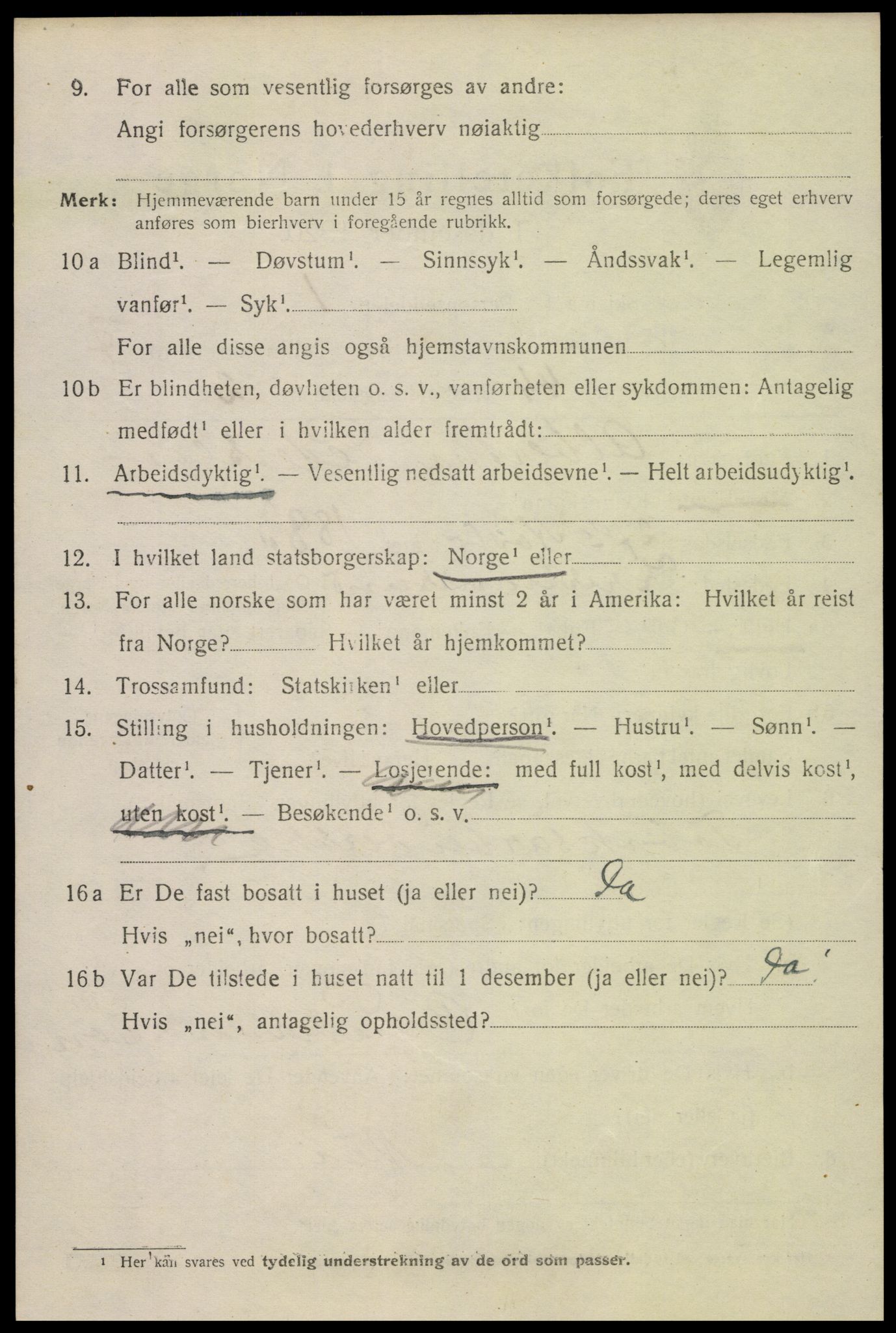 SAK, Folketelling 1920 for 1001 Kristiansand kjøpstad, 1920, s. 20858