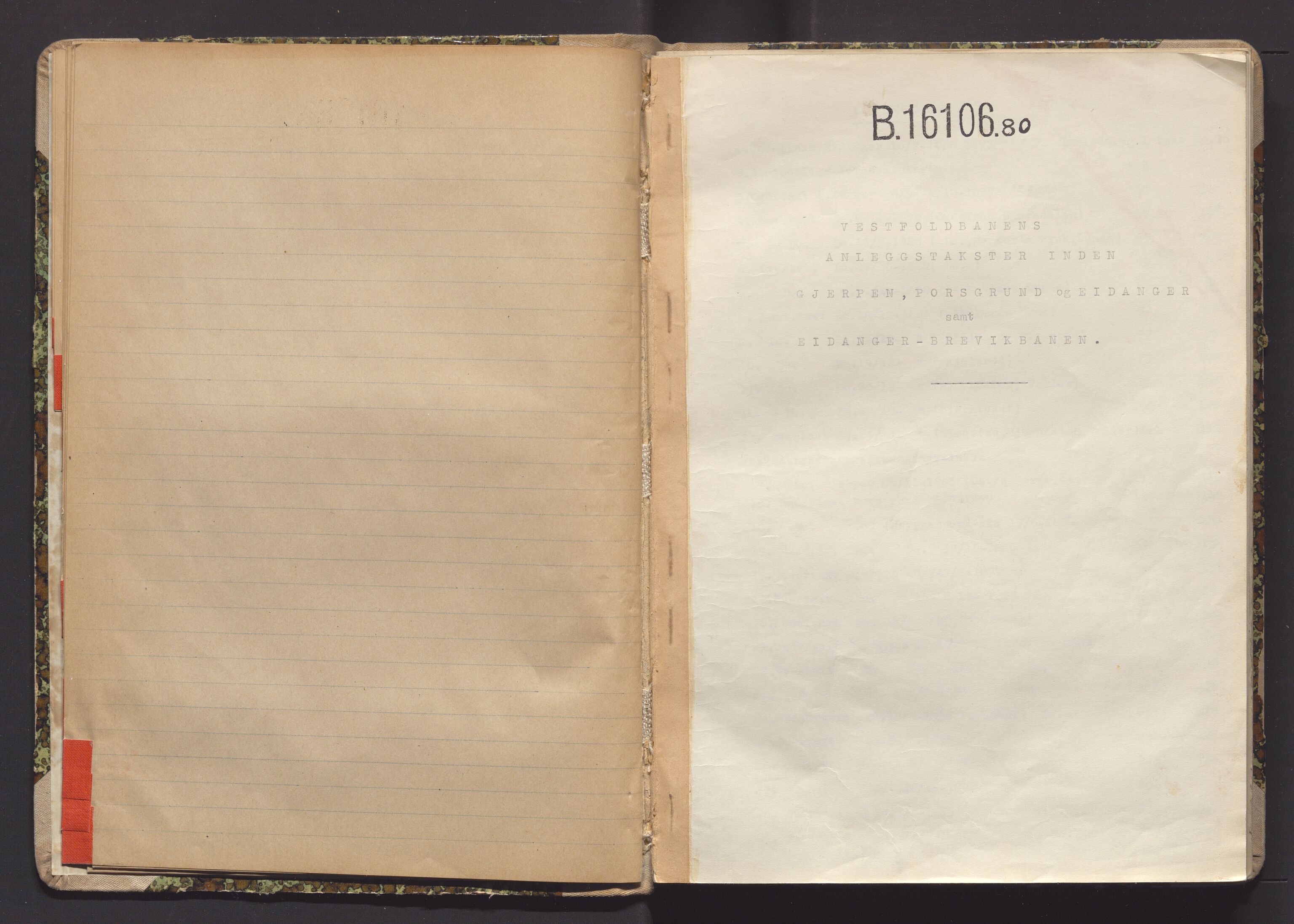 Norges Statsbaner Drammen distrikt (NSB), AV/SAKO-A-30/Y/Yc/L0007: Takster Vestfoldbanen strekningen Eidanger-Porsgrunn-Gjerpen samt sidelinjen Eidanger-Brevik, 1877-1896