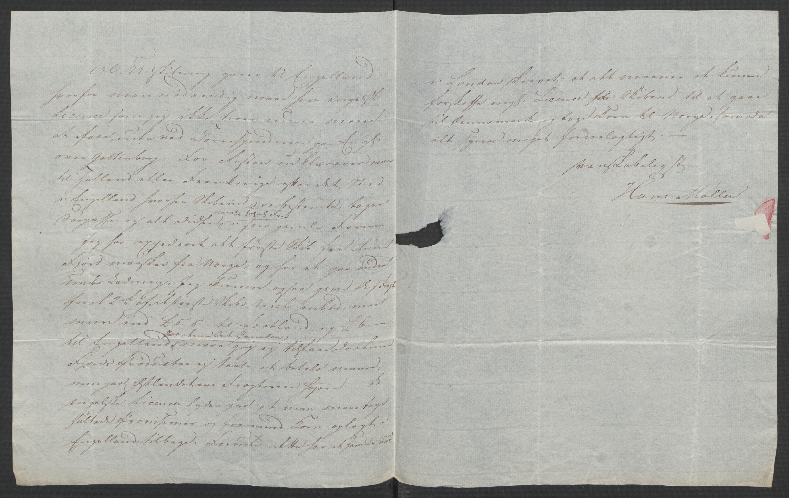 Faye, Andreas, AV/RA-PA-0015/F/Fh/L0026/0001: -- / Smaa-bidrag til Norges historie i det 19de aarhundrede. Særlig brev til J. Aall 1808-1810 og 1815. Endel pakker in folio, s. 73