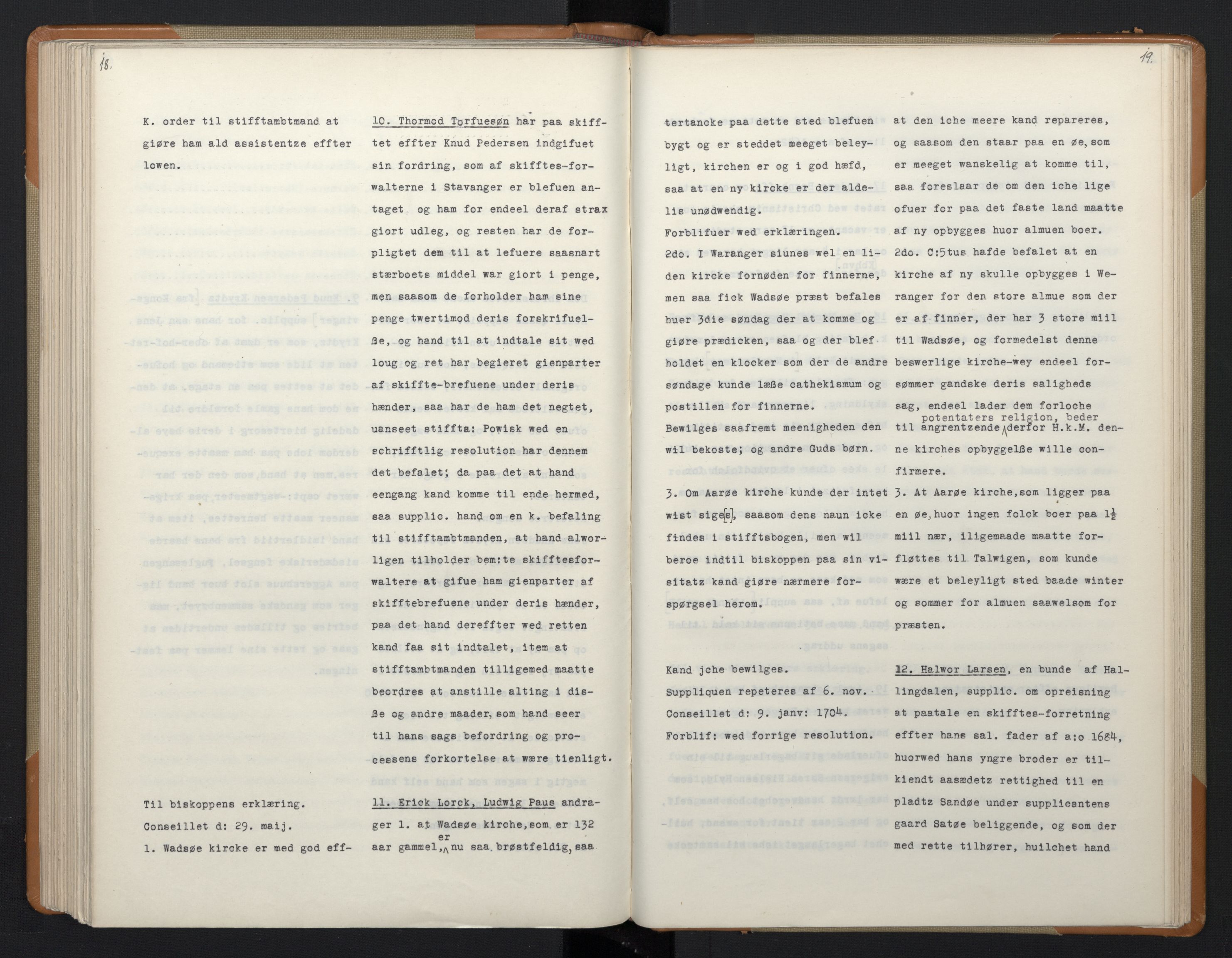 Avskriftsamlingen, AV/RA-EA-4022/F/Fa/L0071: Supplikker, 1703, s. 183
