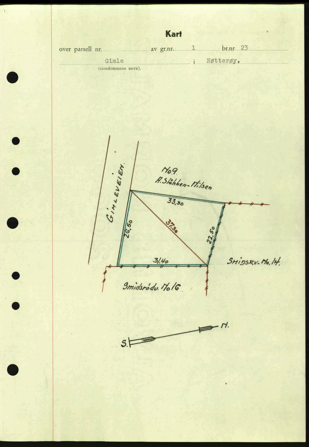 Tønsberg sorenskriveri, AV/SAKO-A-130/G/Ga/Gaa/L0017a: Pantebok nr. A17a, 1945-1945, Dagboknr: 2346/1945