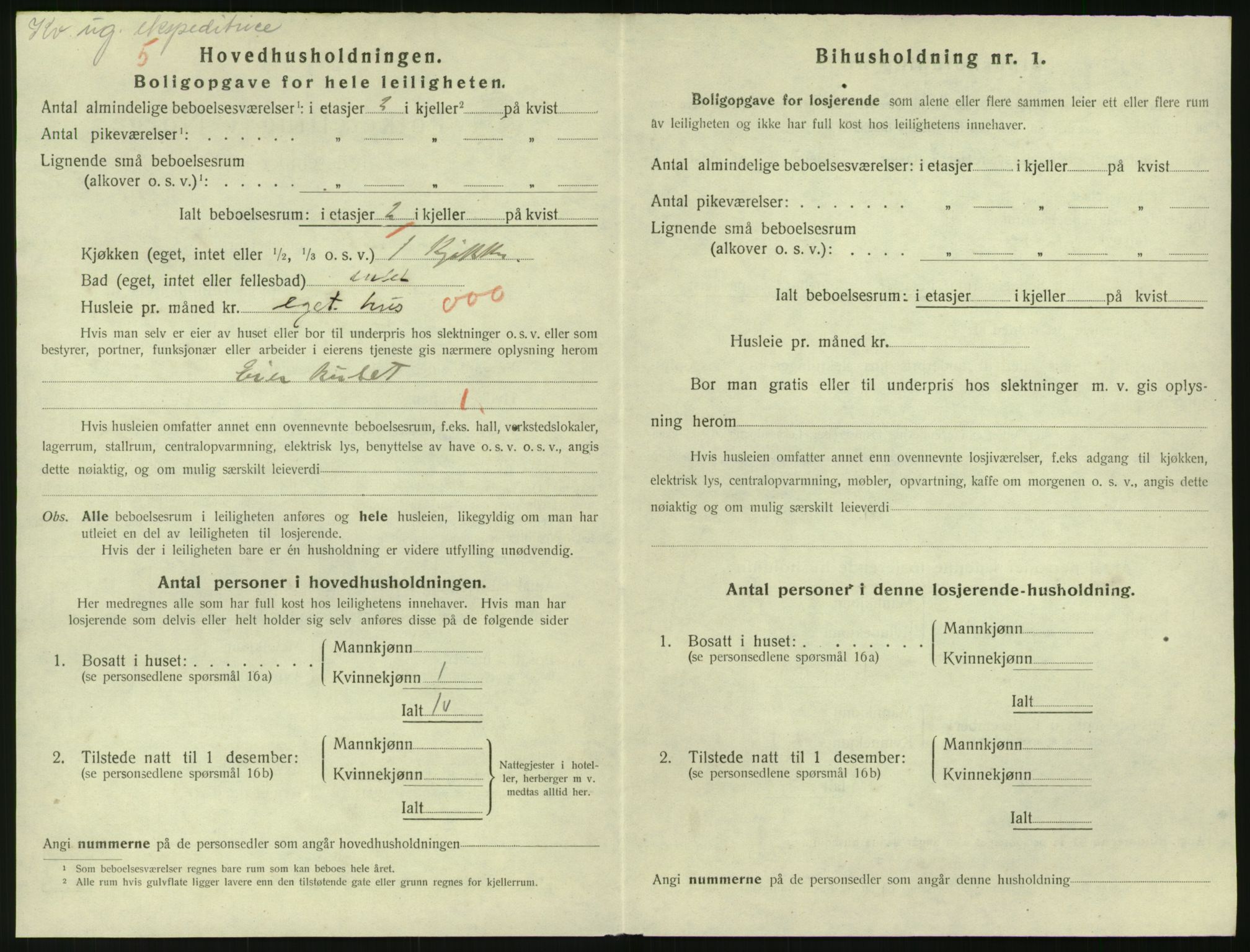 SAK, Folketelling 1920 for 0901 Risør kjøpstad, 1920, s. 1416