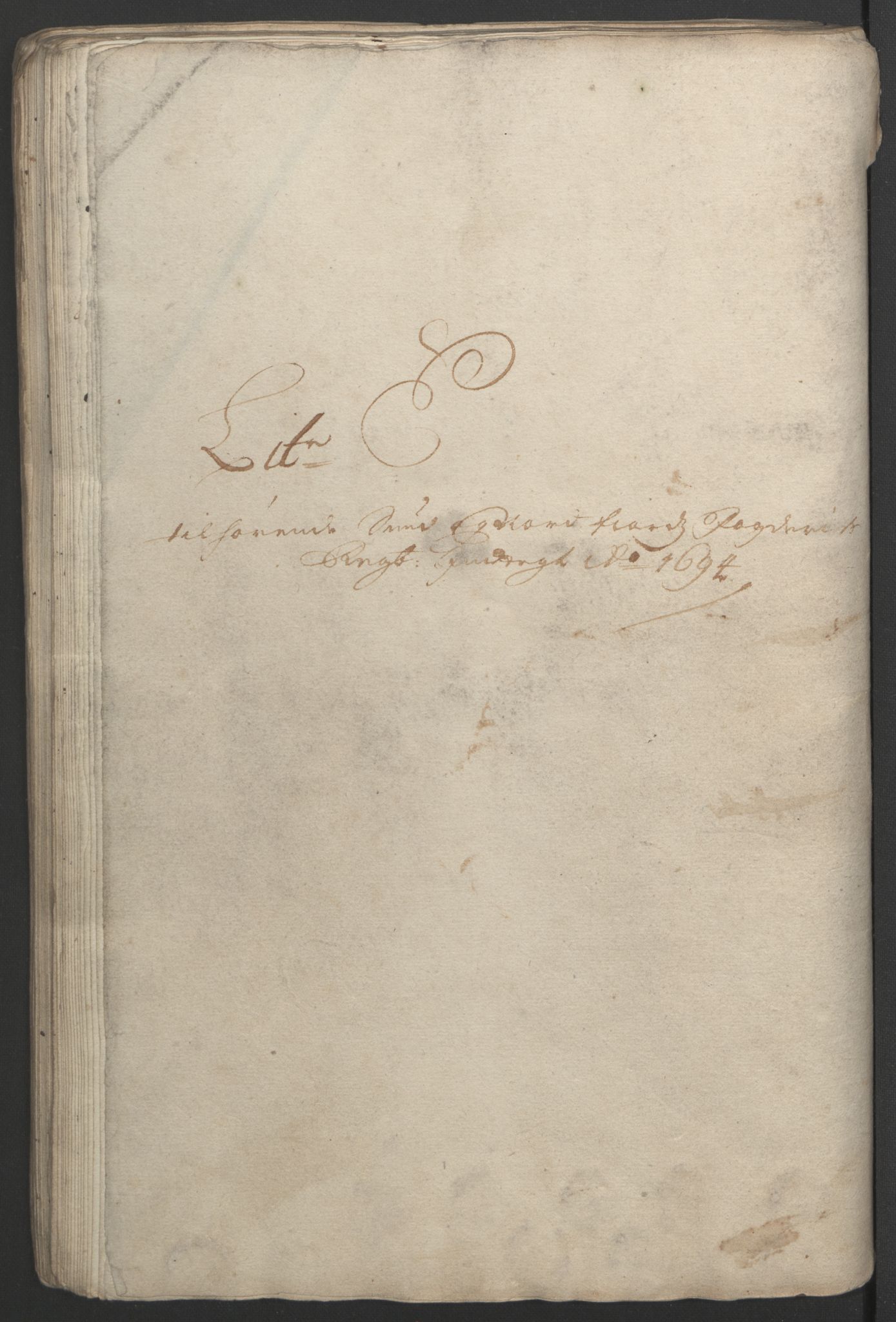 Rentekammeret inntil 1814, Reviderte regnskaper, Fogderegnskap, RA/EA-4092/R53/L3421: Fogderegnskap Sunn- og Nordfjord, 1693-1694, s. 393