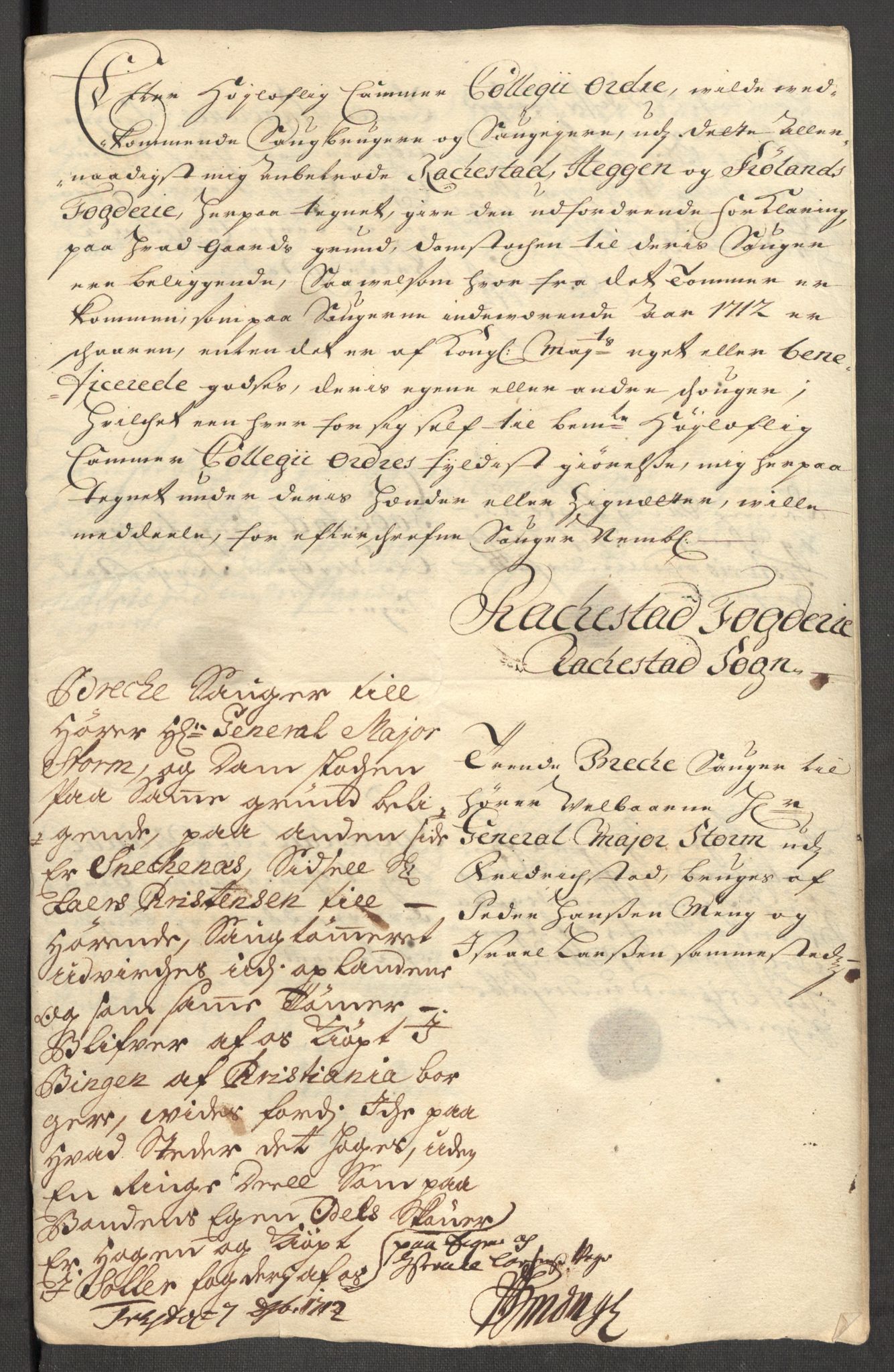 Rentekammeret inntil 1814, Reviderte regnskaper, Fogderegnskap, RA/EA-4092/R07/L0305: Fogderegnskap Rakkestad, Heggen og Frøland, 1712, s. 315
