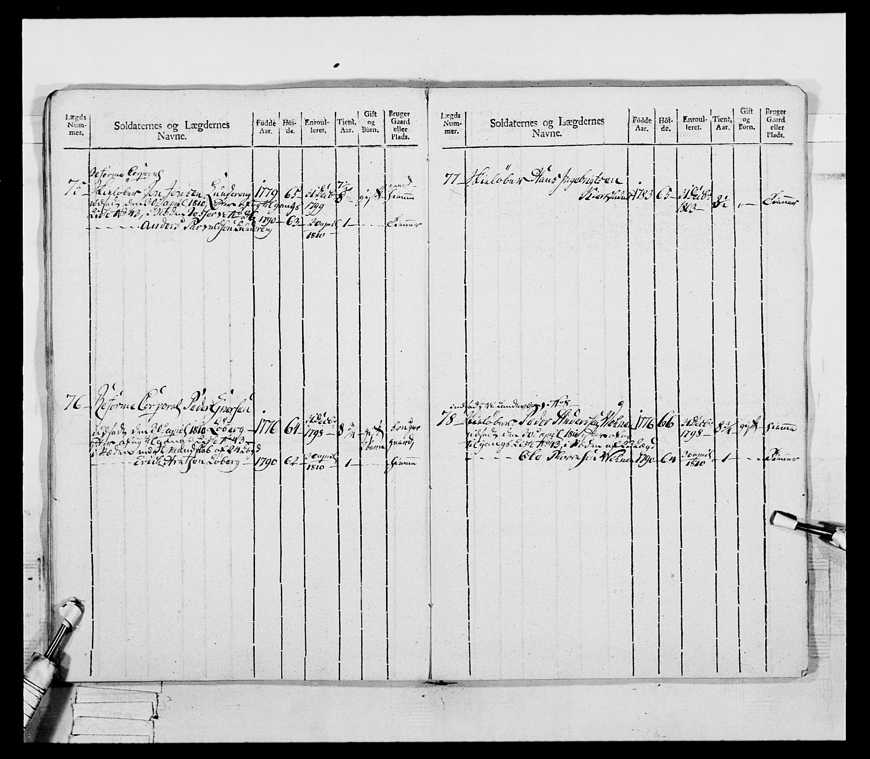 Generalitets- og kommissariatskollegiet, Det kongelige norske kommissariatskollegium, AV/RA-EA-5420/E/Eh/L0075b: 1. Trondheimske nasjonale infanteriregiment, 1807, s. 119