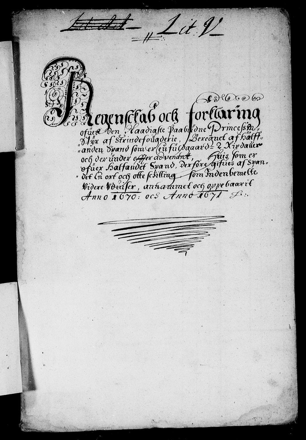 Rentekammeret inntil 1814, Reviderte regnskaper, Stiftamtstueregnskaper, Trondheim stiftamt og Nordland amt, RA/EA-6044/R/Rd/L0035: Trondheim stiftamt, 1668-1671