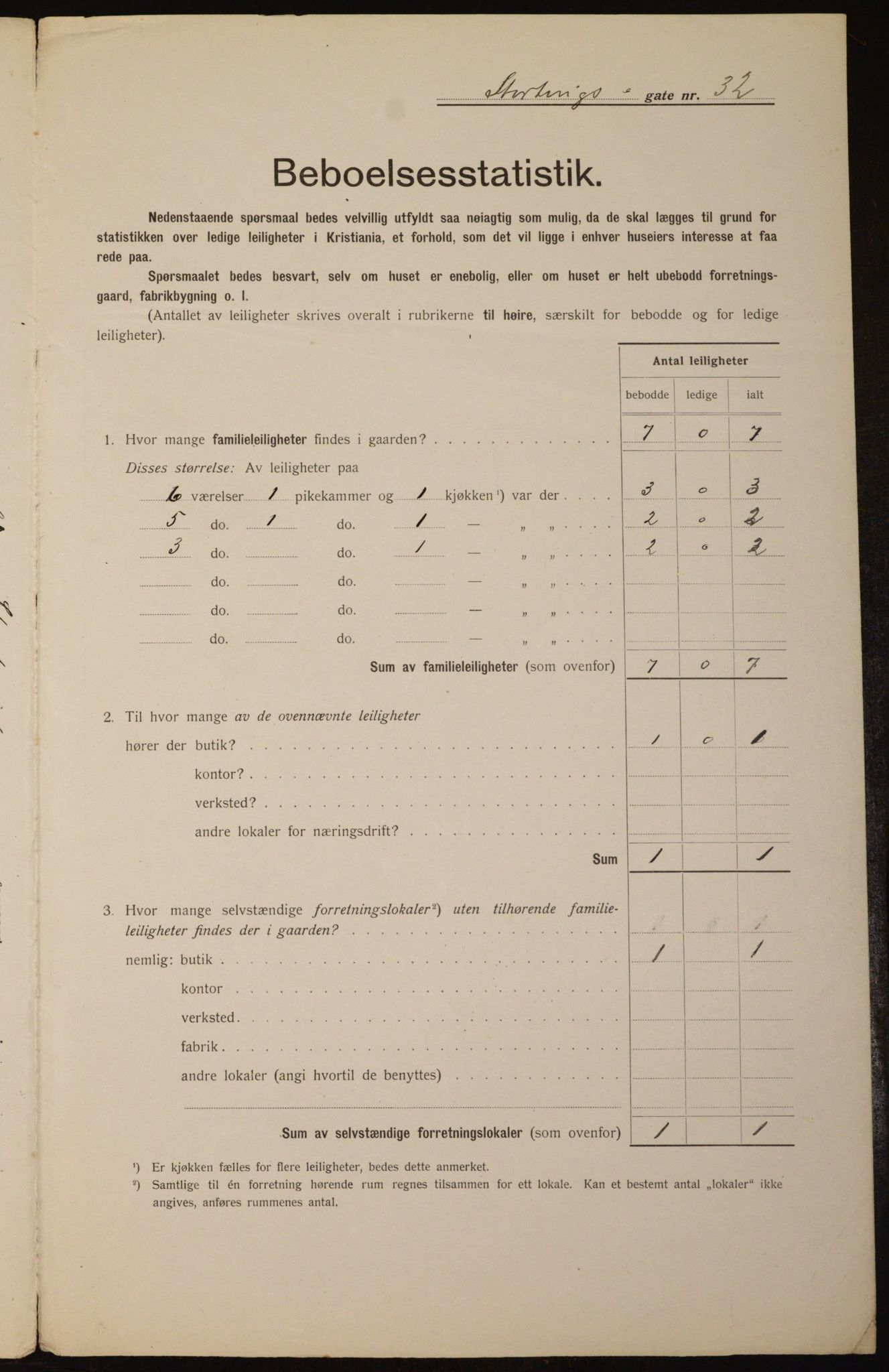 OBA, Kommunal folketelling 1.2.1912 for Kristiania, 1912, s. 103656