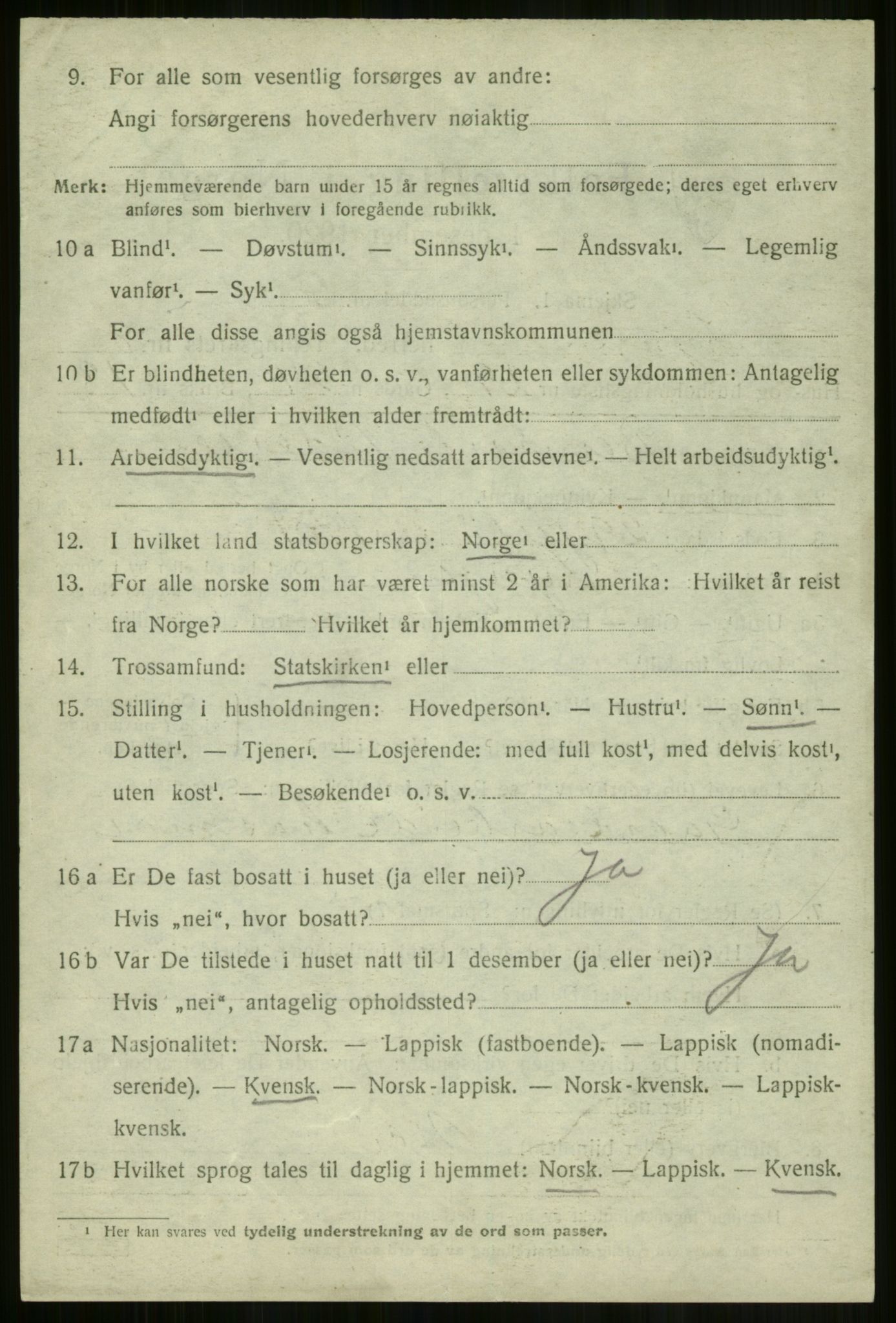 SATØ, Folketelling 1920 for 1938 Lyngen herred, 1920, s. 7908