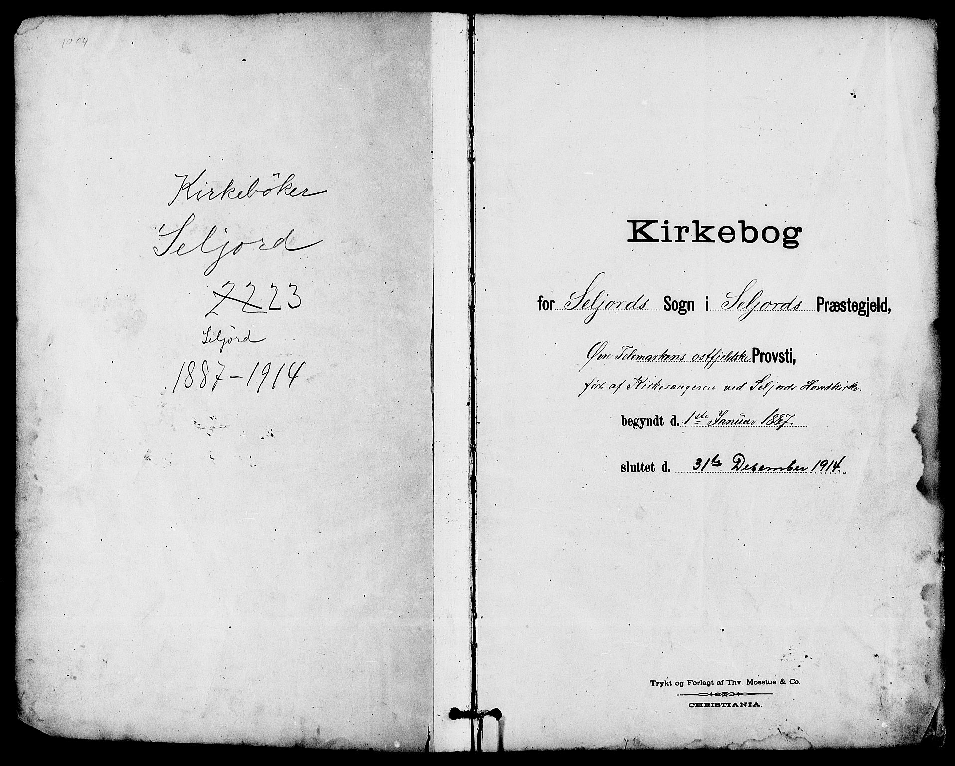 Seljord kirkebøker, SAKO/A-20/G/Ga/L0005: Klokkerbok nr. I 5, 1887-1914