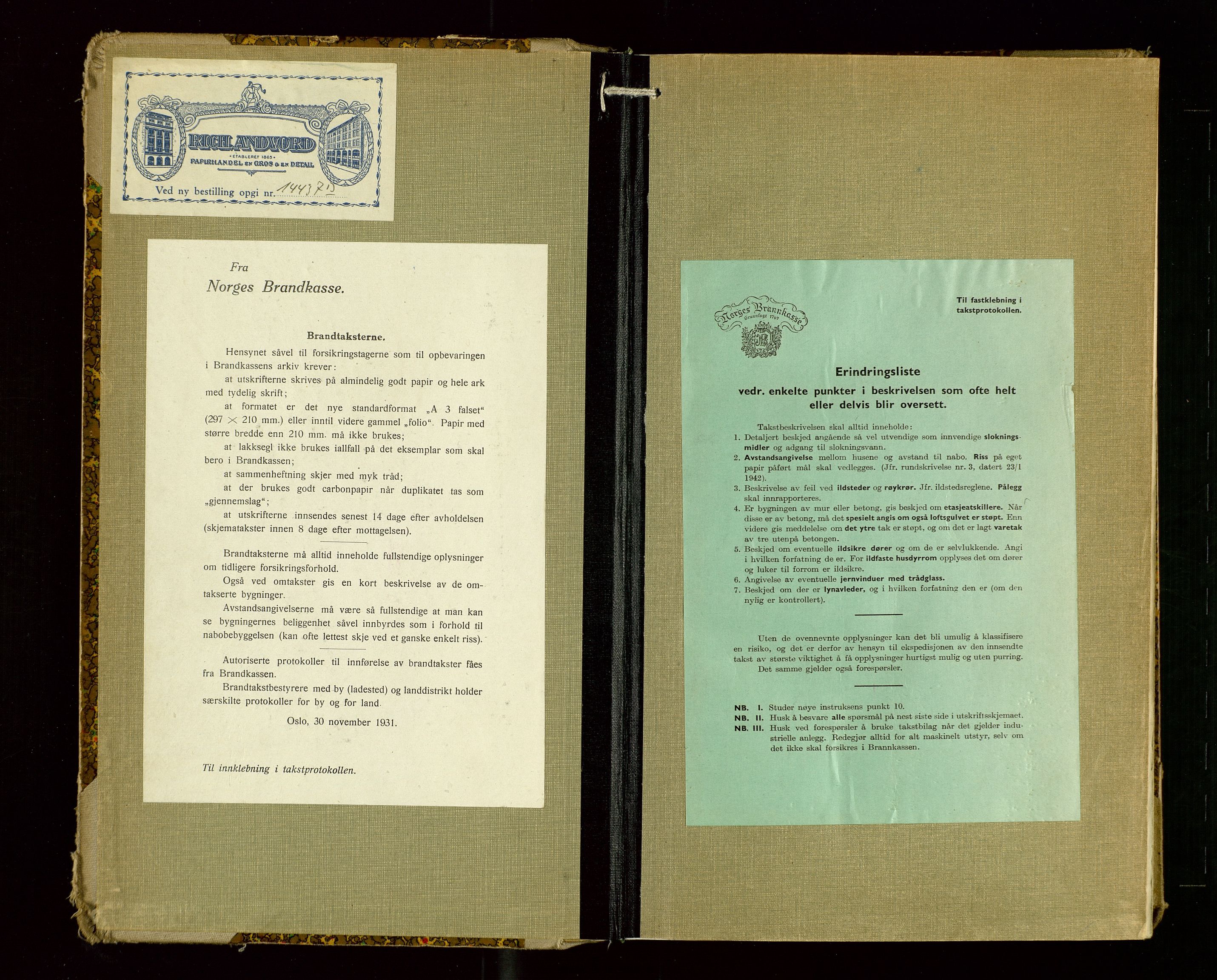 Gjesdal lensmannskontor, SAST/A-100441/Go/L0004: Branntakstprotokoll, 1944-1949