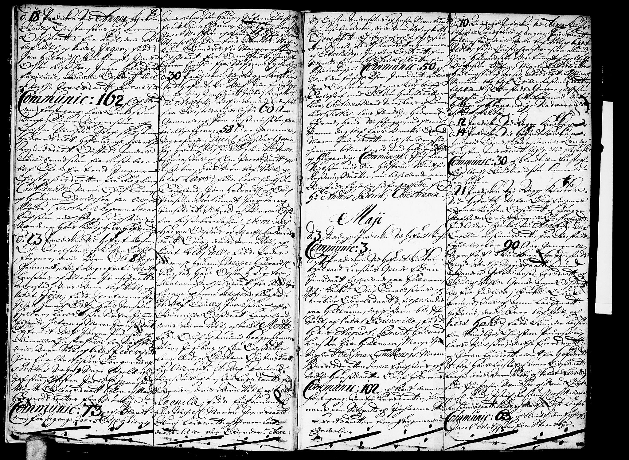 Ullensaker prestekontor Kirkebøker, AV/SAO-A-10236a/F/Fa/L0002: Ministerialbok nr. I 2, 1702-1710
