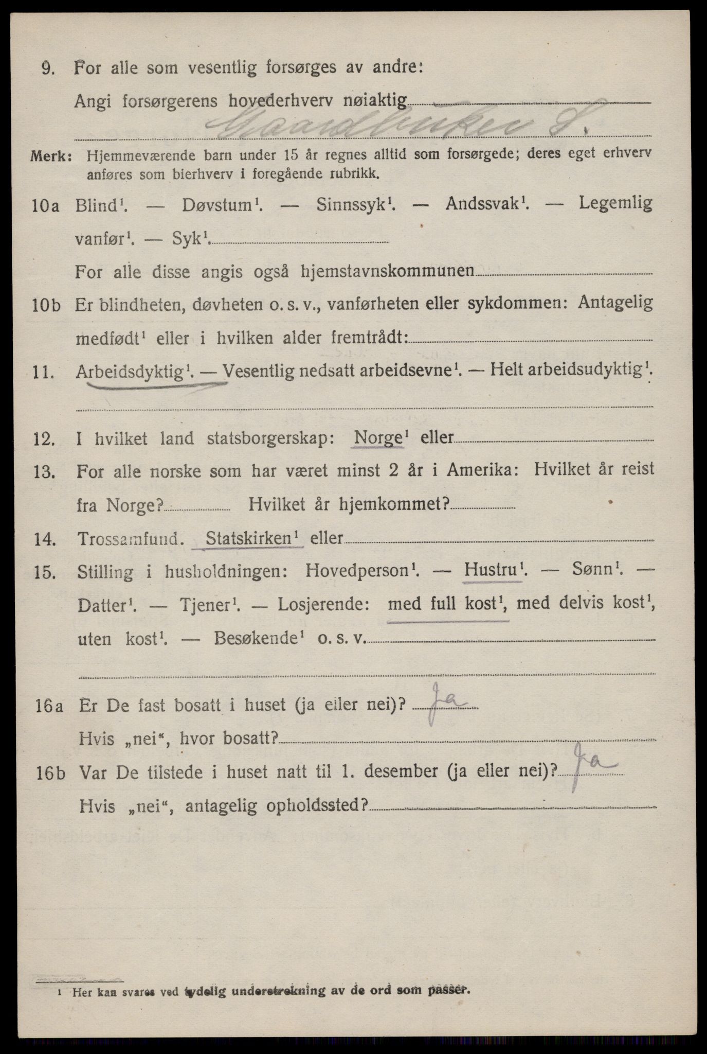 SAST, Folketelling 1920 for 1126 Hetland herred, 1920, s. 25144