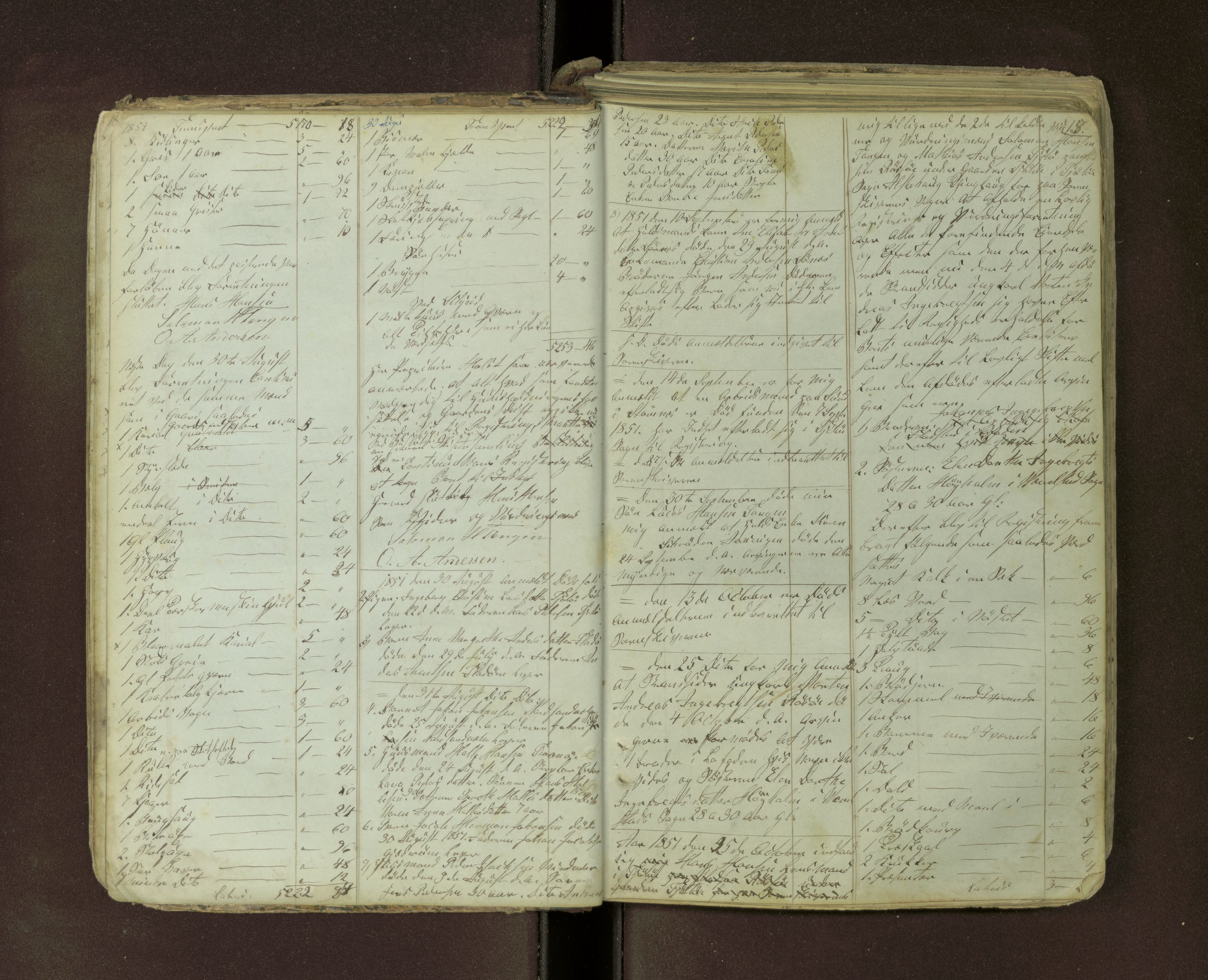 Tjøtta lensmannskontor, AV/SAT-A-5712/1/02/L0002: 2.02.01 - Registreringsprotokoll, merk. dødsanmeldelse, 1845-1873