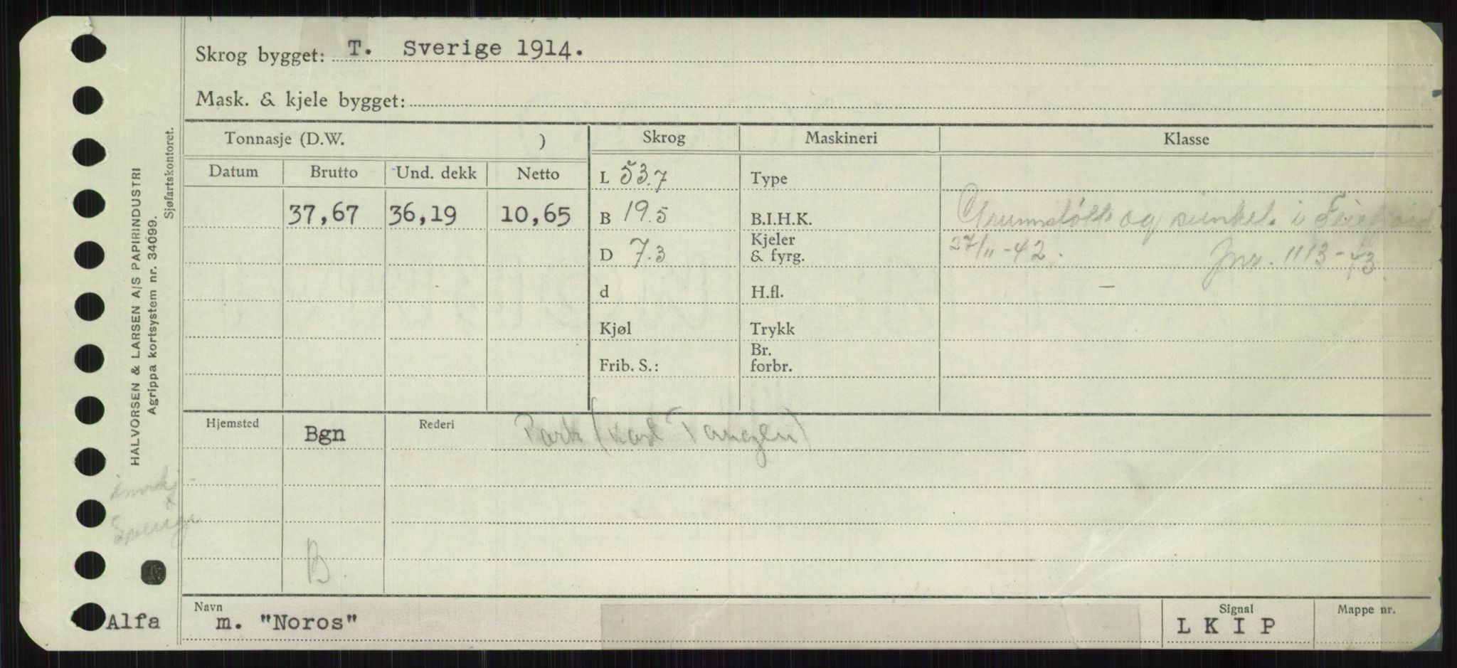 Sjøfartsdirektoratet med forløpere, Skipsmålingen, AV/RA-S-1627/H/Ha/L0004/0001: Fartøy, Mas-R / Fartøy, Mas-Odd, s. 815