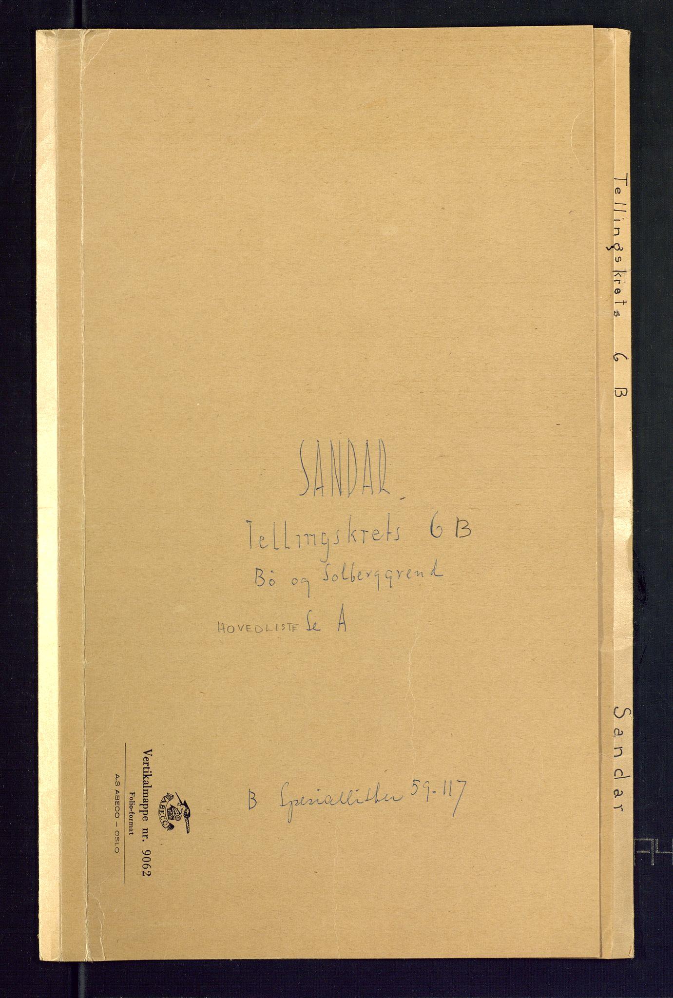 SAKO, Folketelling 1875 for 0724L Sandeherred prestegjeld, Sandeherred sokn, 1875, s. 33