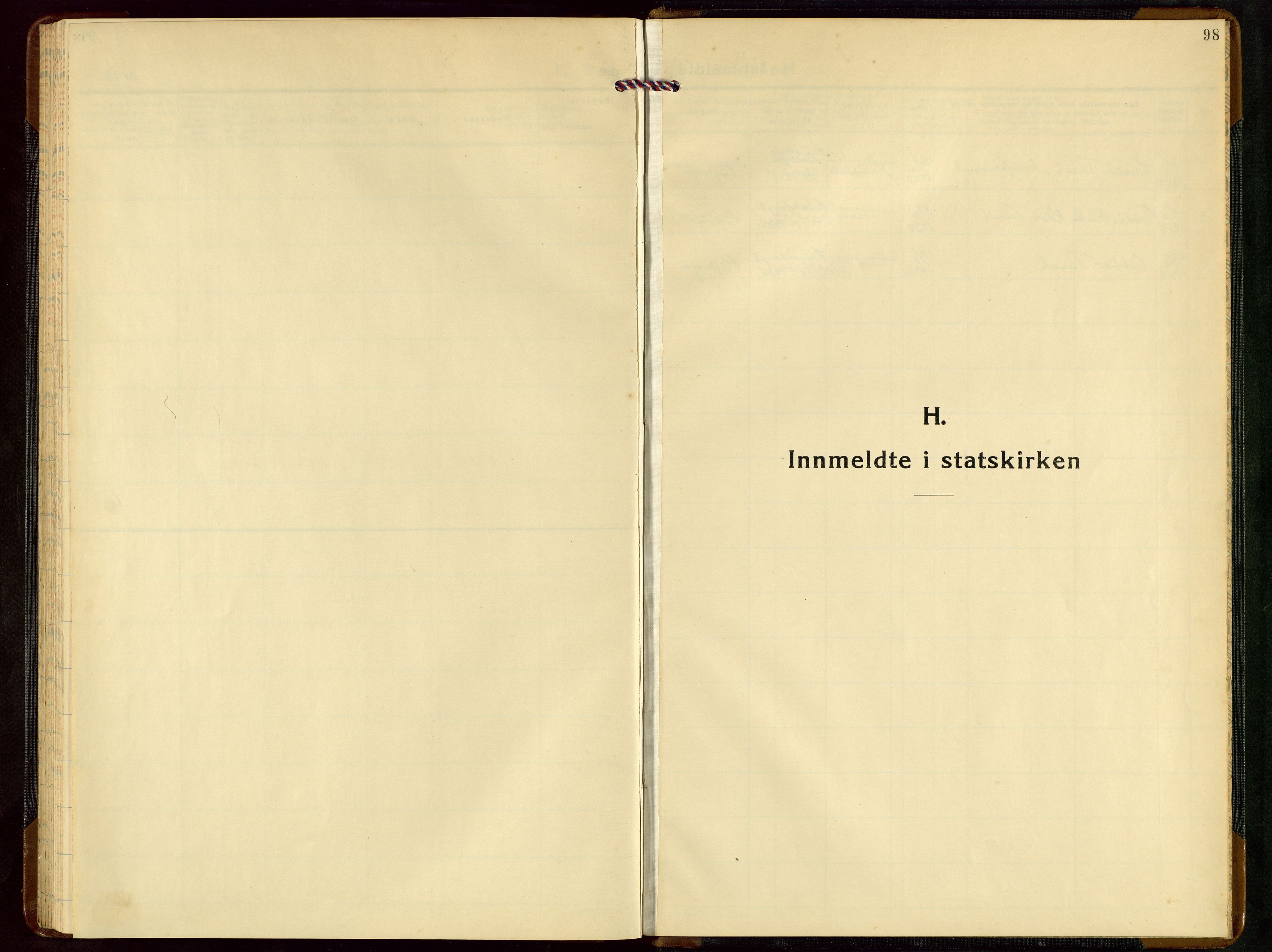 Rennesøy sokneprestkontor, AV/SAST-A -101827/H/Ha/Hab/L0018: Klokkerbok nr. B 17, 1938-1952, s. 98