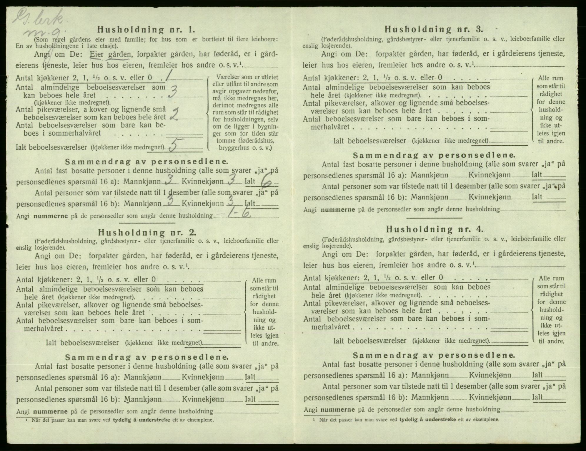 SAB, Folketelling 1920 for 1211 Etne herred, 1920, s. 260