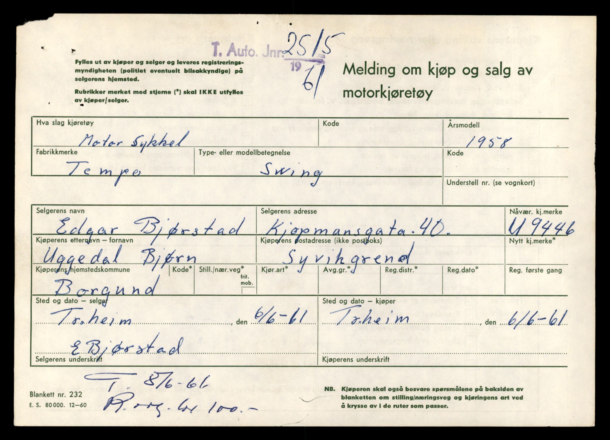 Møre og Romsdal vegkontor - Ålesund trafikkstasjon, AV/SAT-A-4099/F/Fe/L0037: Registreringskort for kjøretøy T 13031 - T 13179, 1927-1998, s. 1513