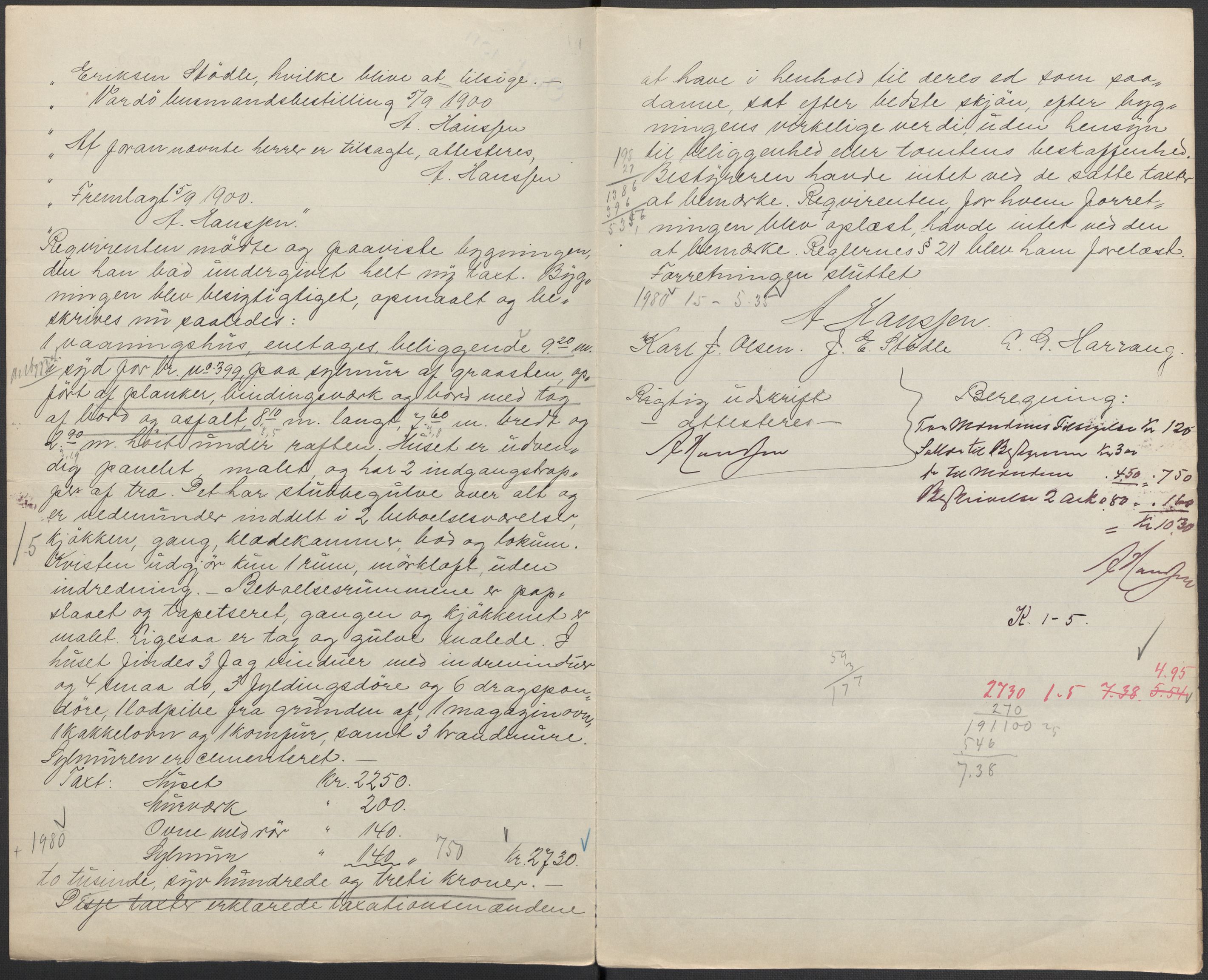 Norges Brannkasse, AV/RA-S-1549/E/Eu/L0019: Branntakster for Vardø by, 1889-1955, s. 24