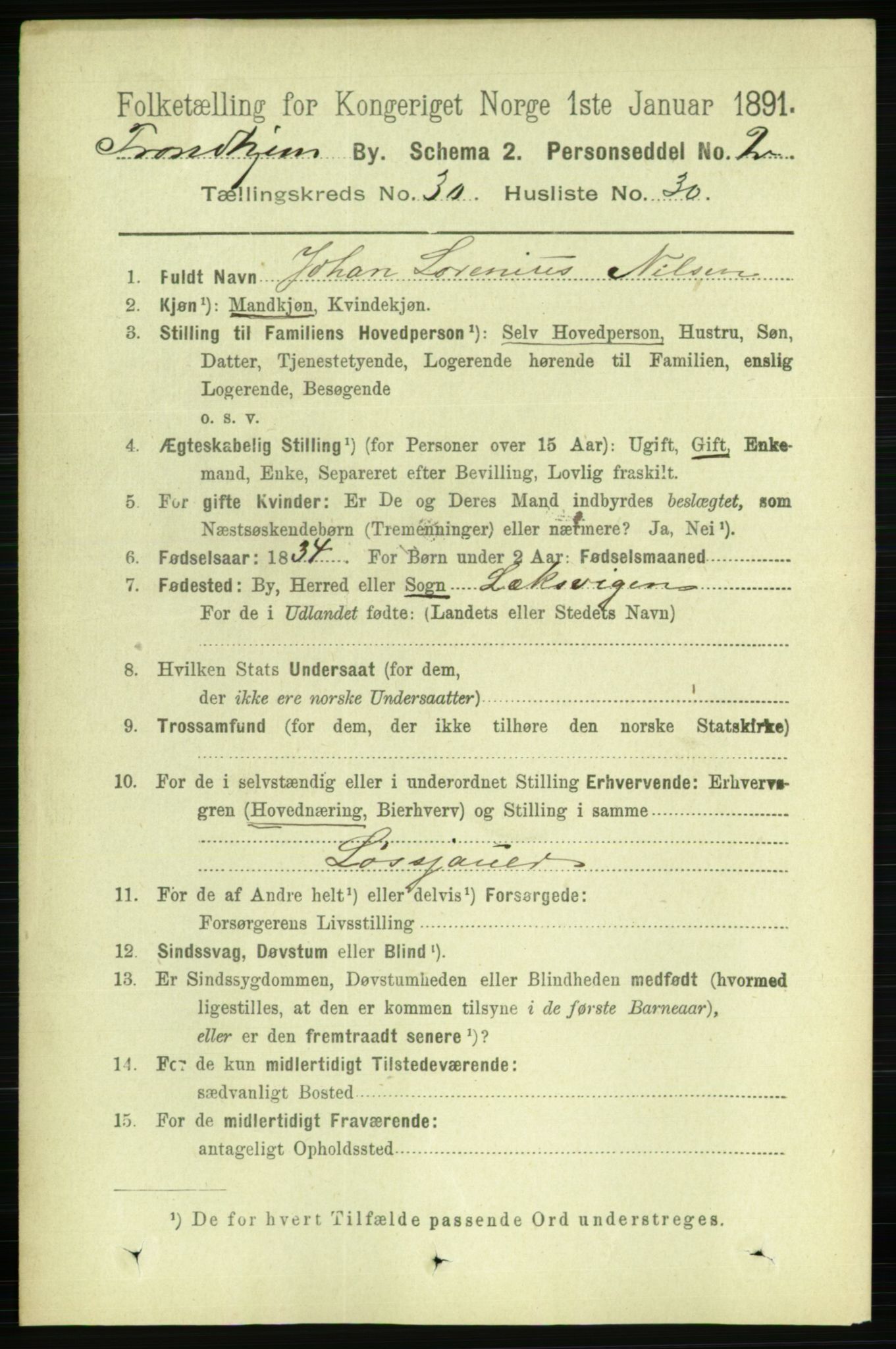 RA, Folketelling 1891 for 1601 Trondheim kjøpstad, 1891, s. 22762