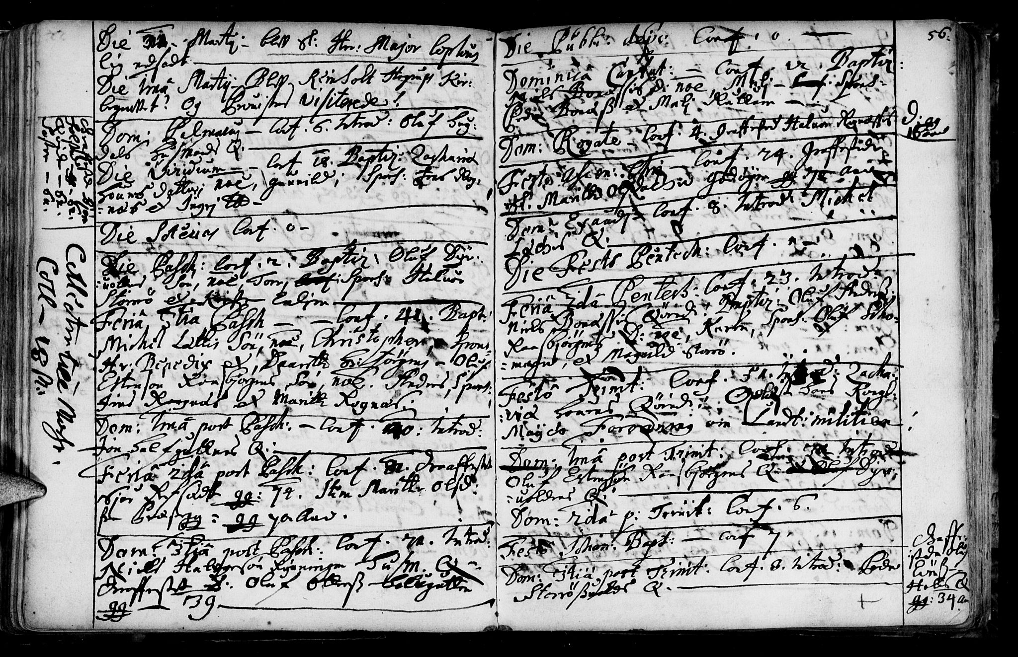 Ministerialprotokoller, klokkerbøker og fødselsregistre - Sør-Trøndelag, AV/SAT-A-1456/687/L0990: Ministerialbok nr. 687A01, 1690-1746, s. 56