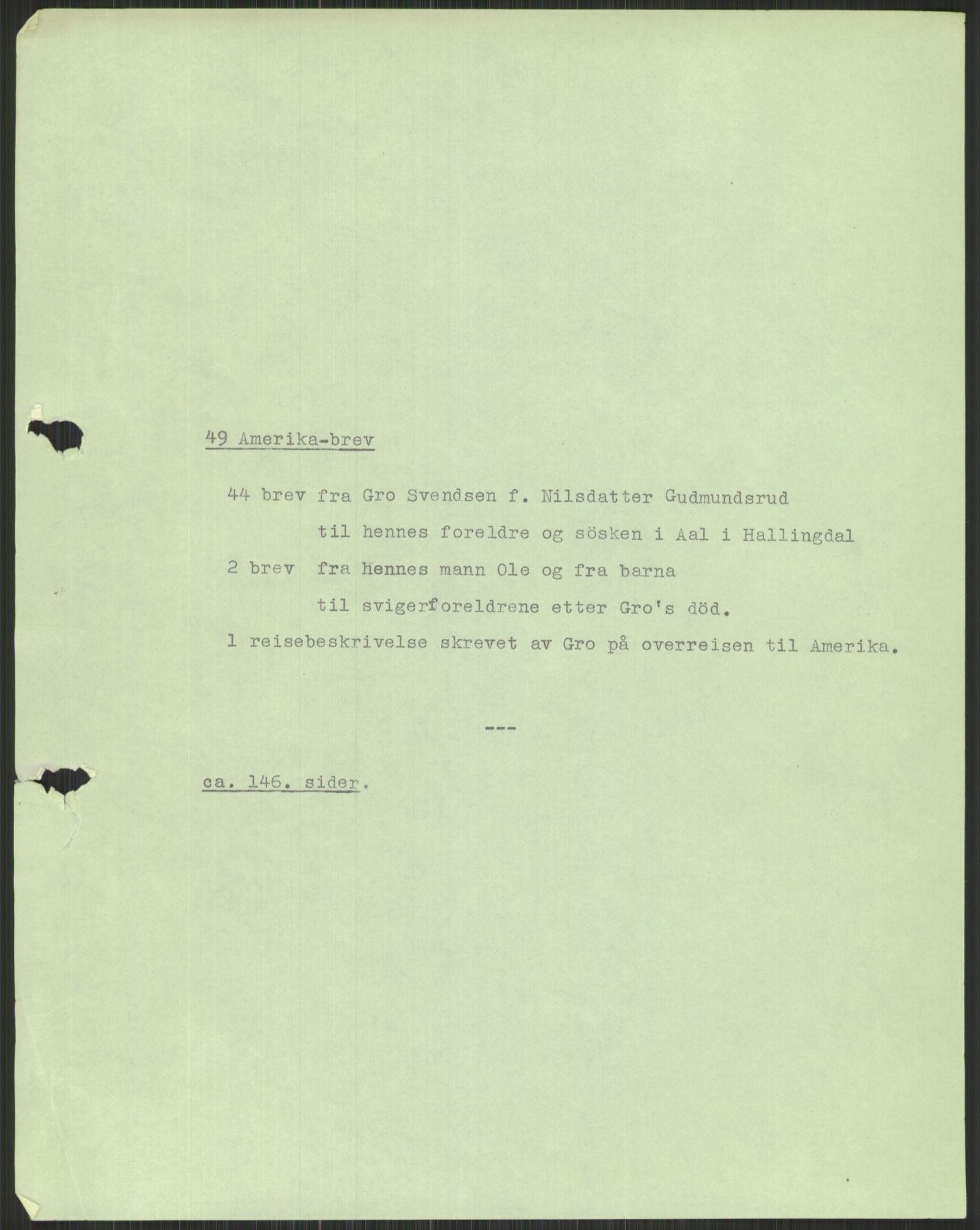 Samlinger til kildeutgivelse, Amerikabrevene, AV/RA-EA-4057/F/L0037: Arne Odd Johnsens amerikabrevsamling I, 1855-1900, s. 15