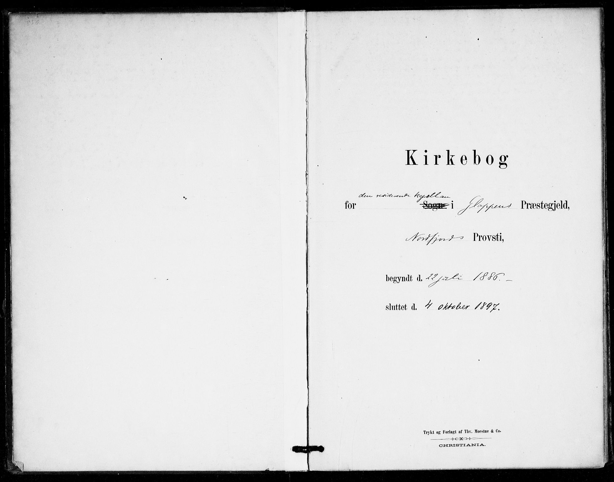 Gloppen sokneprestembete, AV/SAB-A-80101/H/Hac/L0002: Residerende kapellans bok nr. A 2, 1886-1897