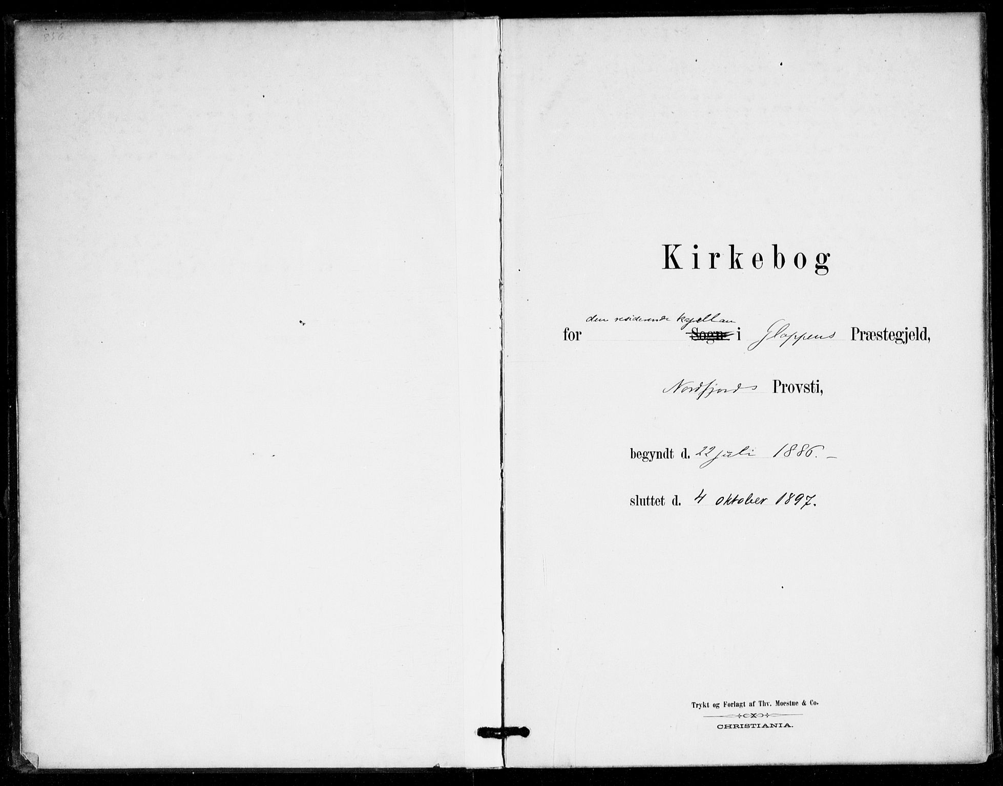 Gloppen sokneprestembete, SAB/A-80101/H/Hac/L0002: Residerende kapellans bok nr. A 2, 1886-1897