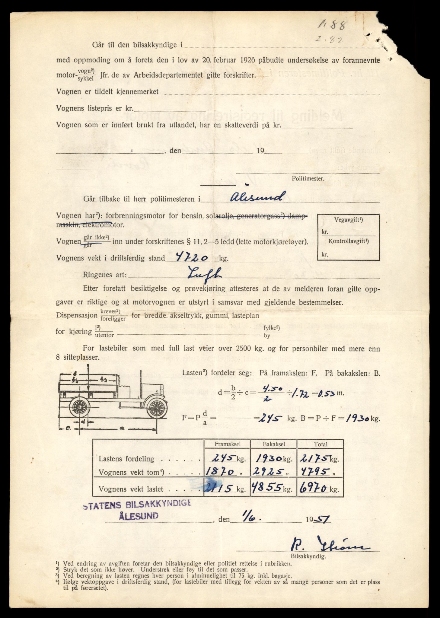 Møre og Romsdal vegkontor - Ålesund trafikkstasjon, AV/SAT-A-4099/F/Fe/L0010: Registreringskort for kjøretøy T 1050 - T 1169, 1927-1998, s. 2480