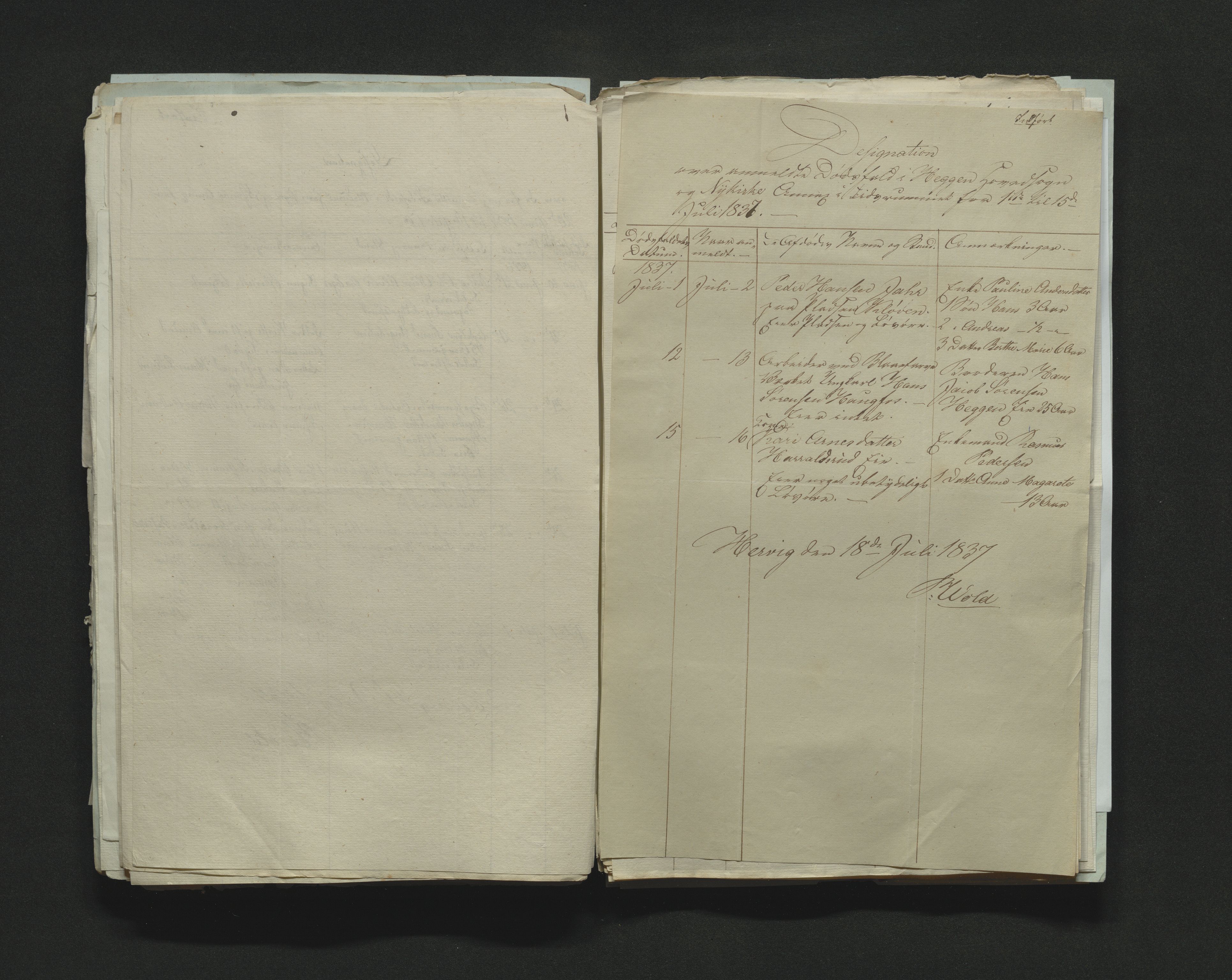 Eiker, Modum og Sigdal sorenskriveri, AV/SAKO-A-123/H/Ha/Hab/L0005: Dødsfallsmeldinger, 1837-1840